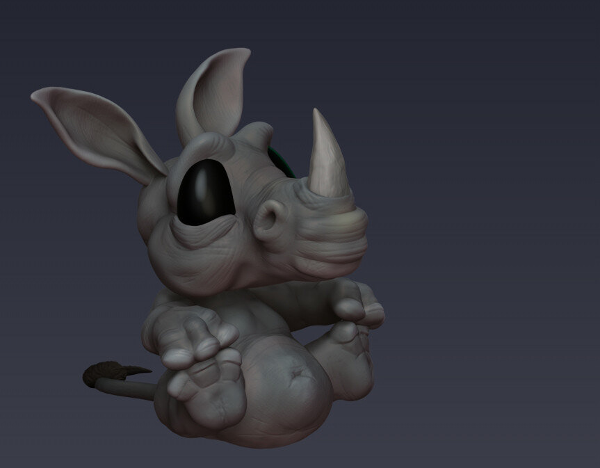 Sculptober 2020 - Day 17 Horn