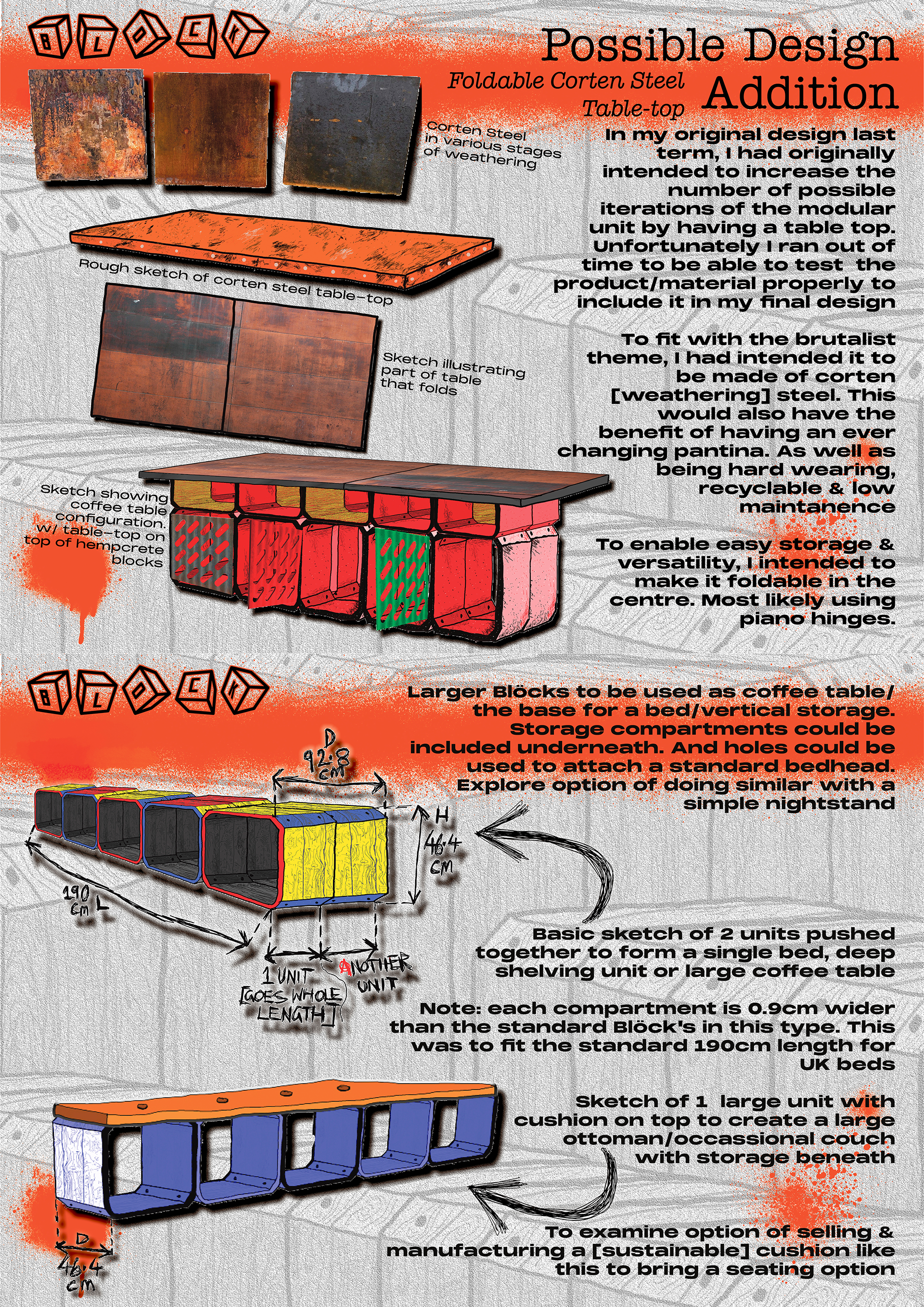 More hand drawn concept sketches
