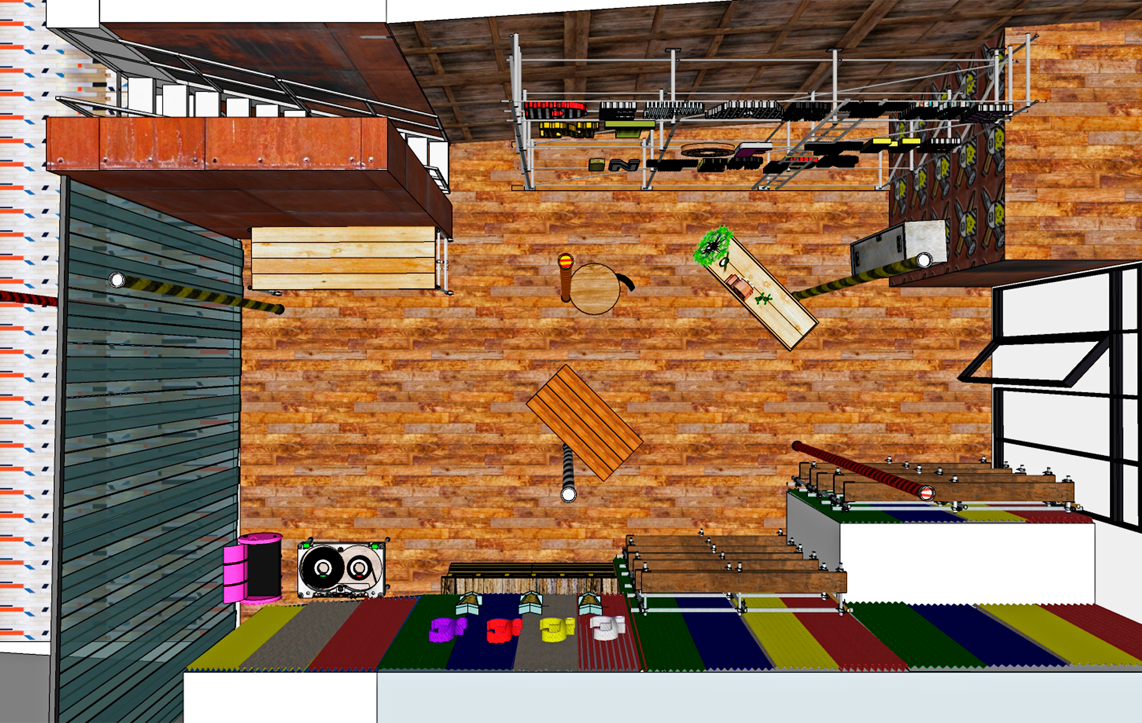 3D Rendered Floor Plan