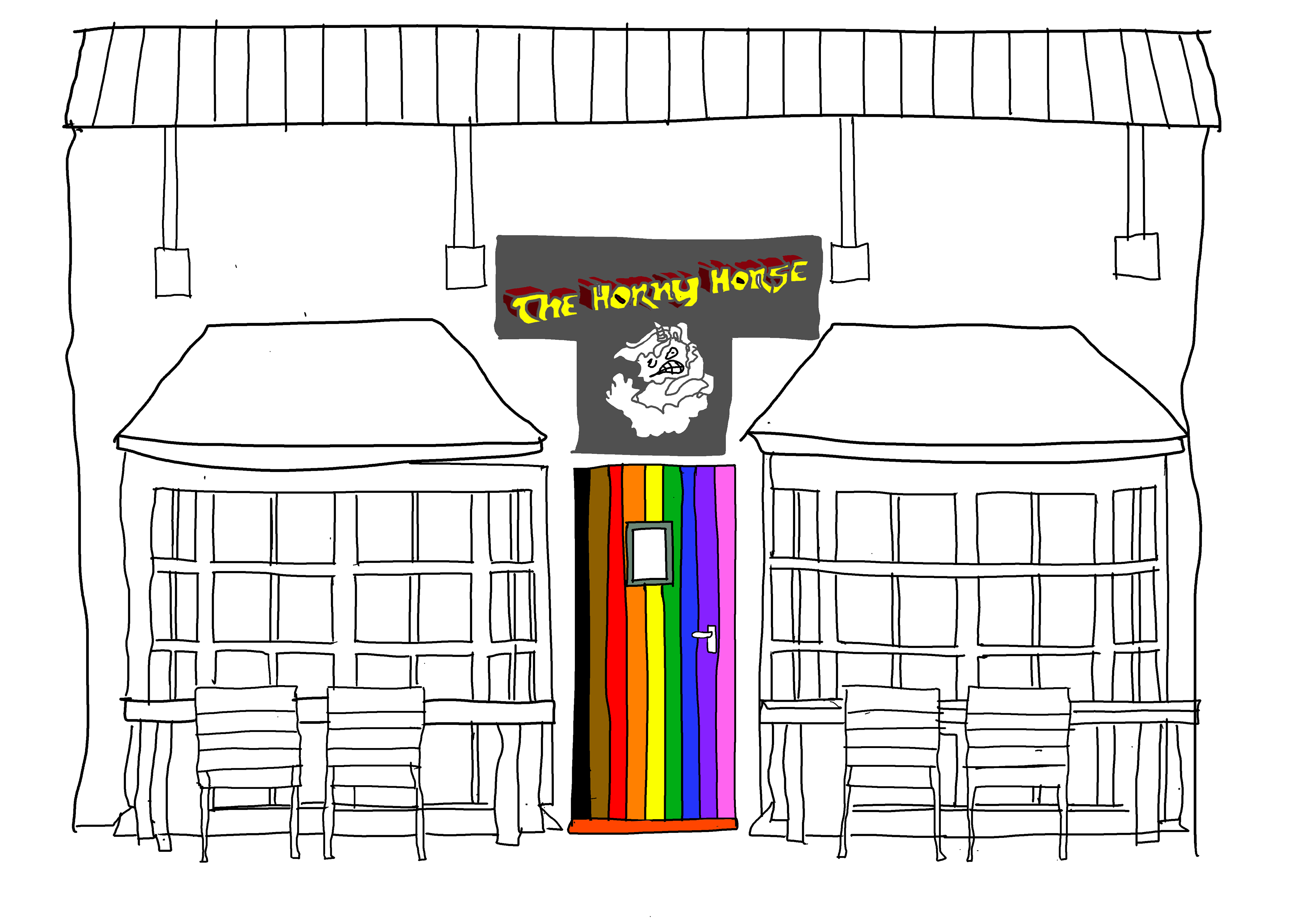 Front Elevation Sketch: Exterior Façade Concept