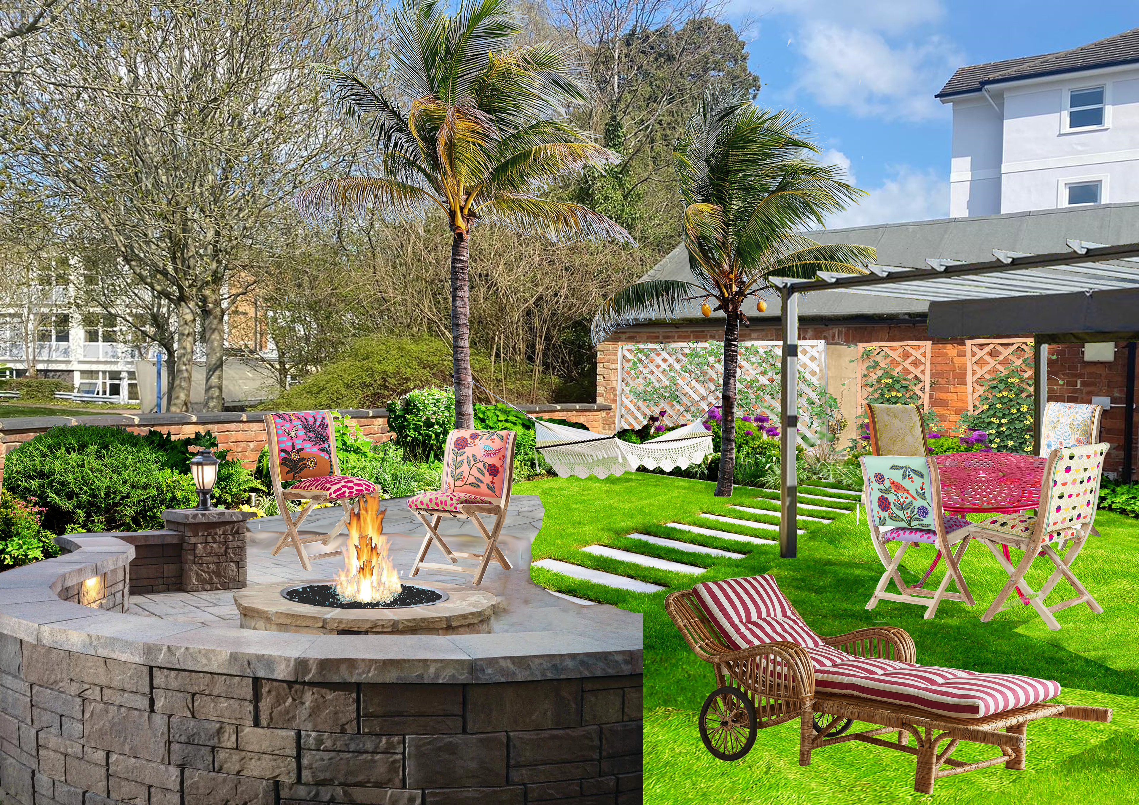 Visualisation of garden area