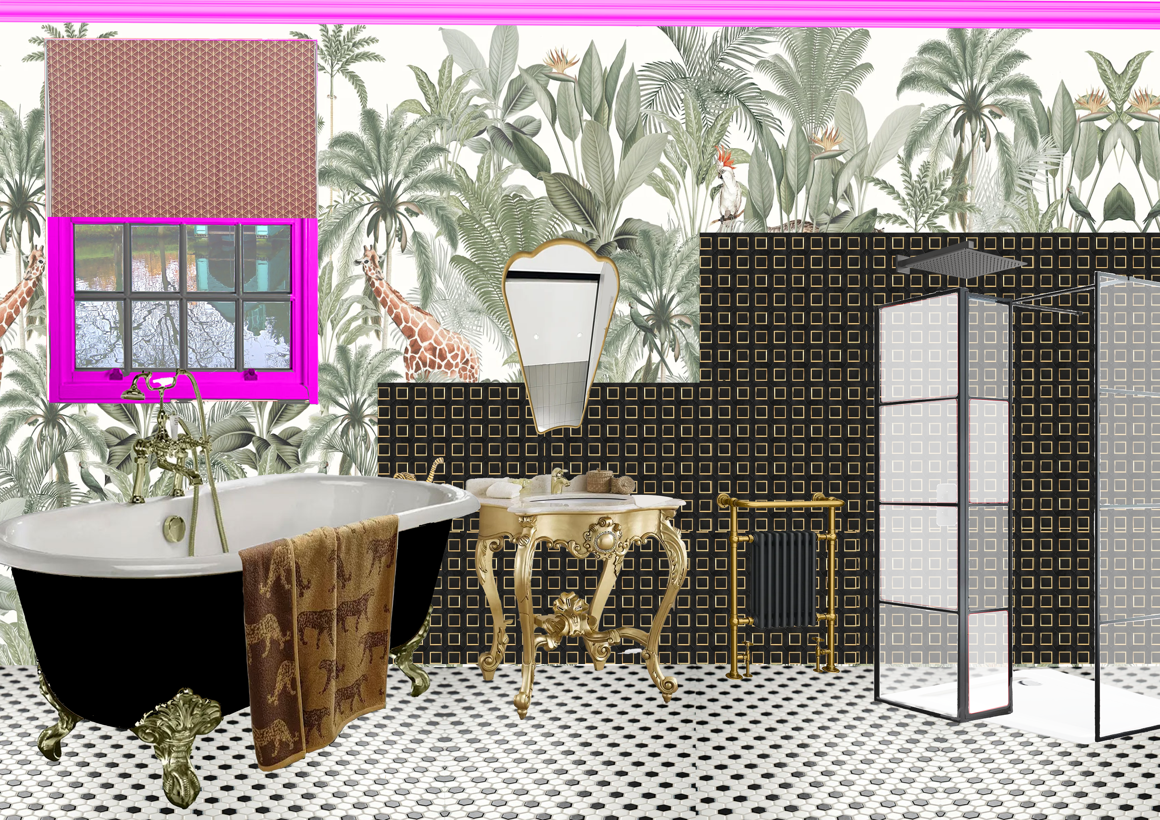 Bathroom layout