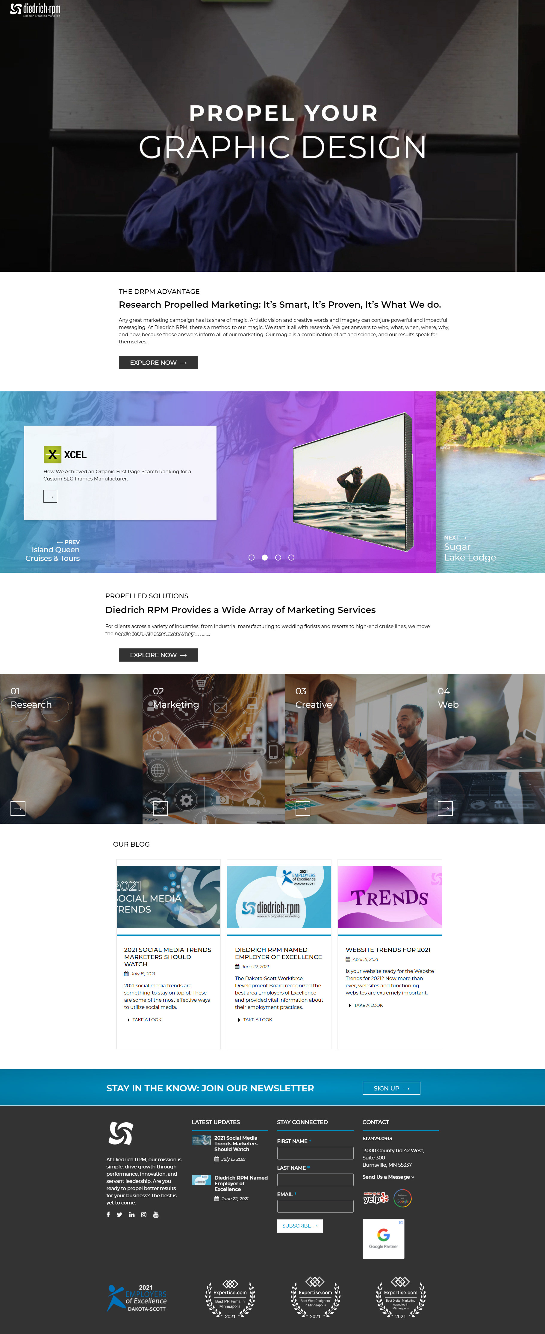Lead creative team in art direction and content strategy