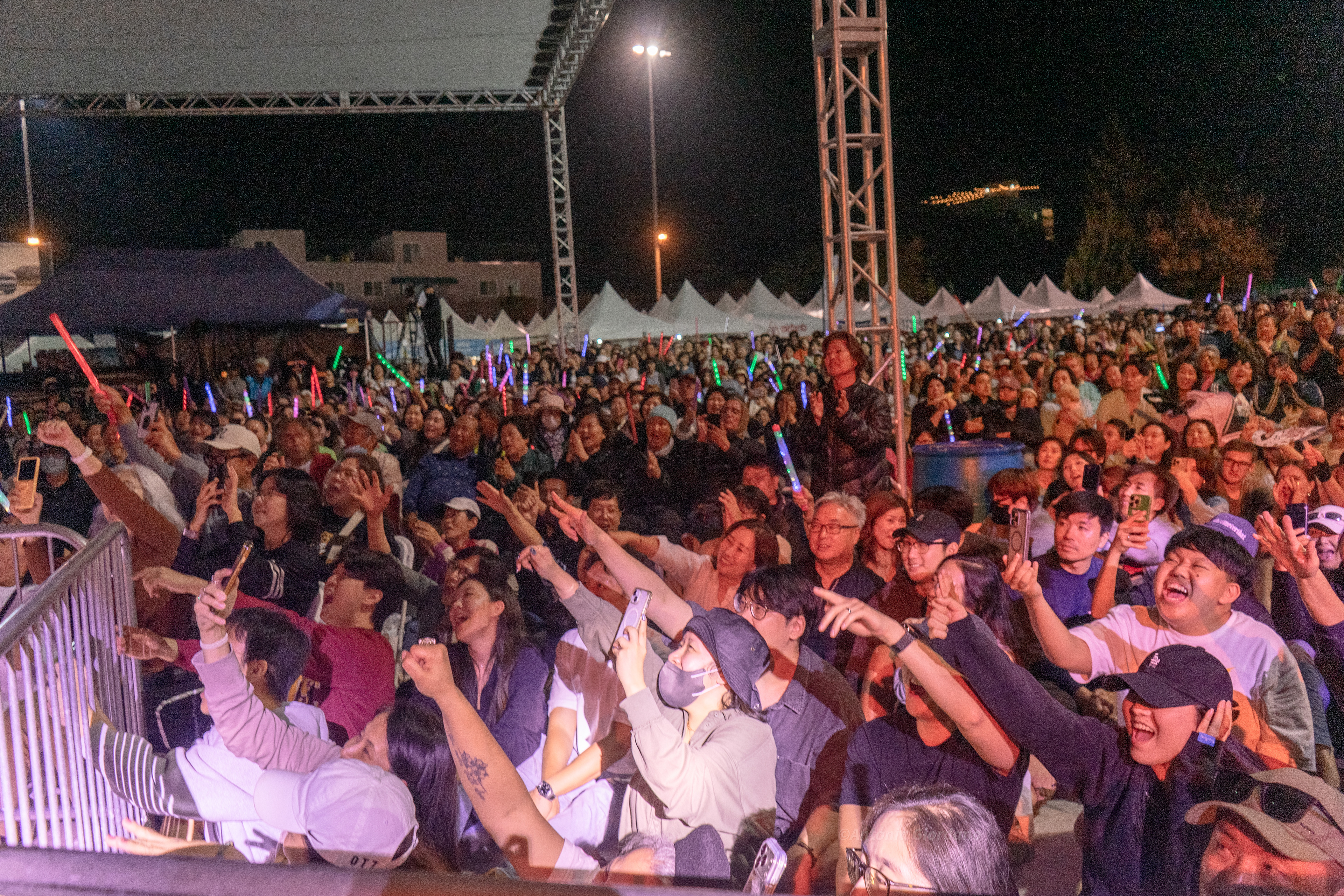 Over 400,000 people in 4 days of people of different ages, gender, ethnicities, and generations gather for this 4 day event