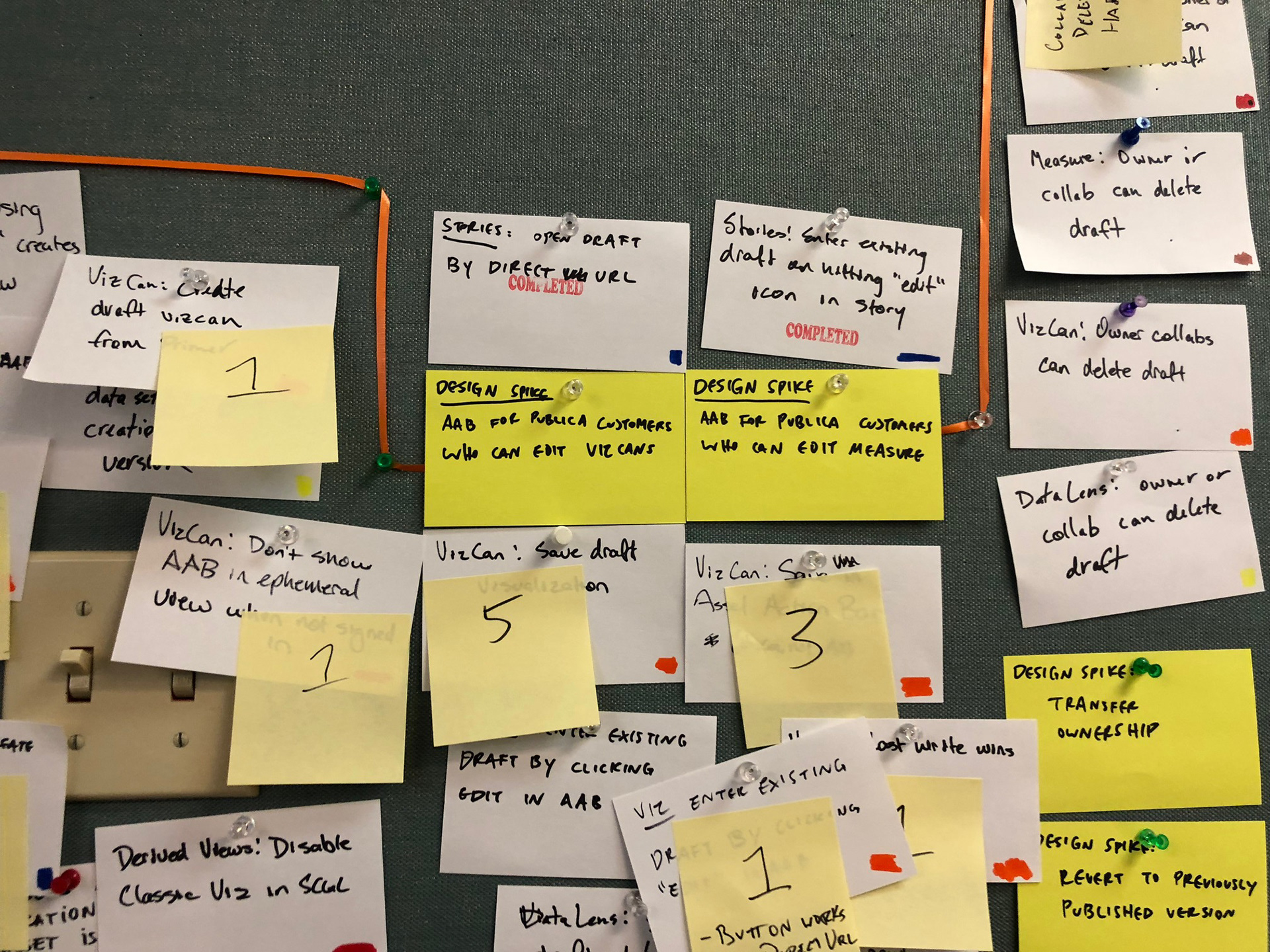 The story map and roadmap became living documents that became "layered" with plans for research, prioritization, scoping, and prototyping. I created a concept of design spikes so that our UX process could work in sync with the engineering efforts and leverage the scrum language the team was familiar with