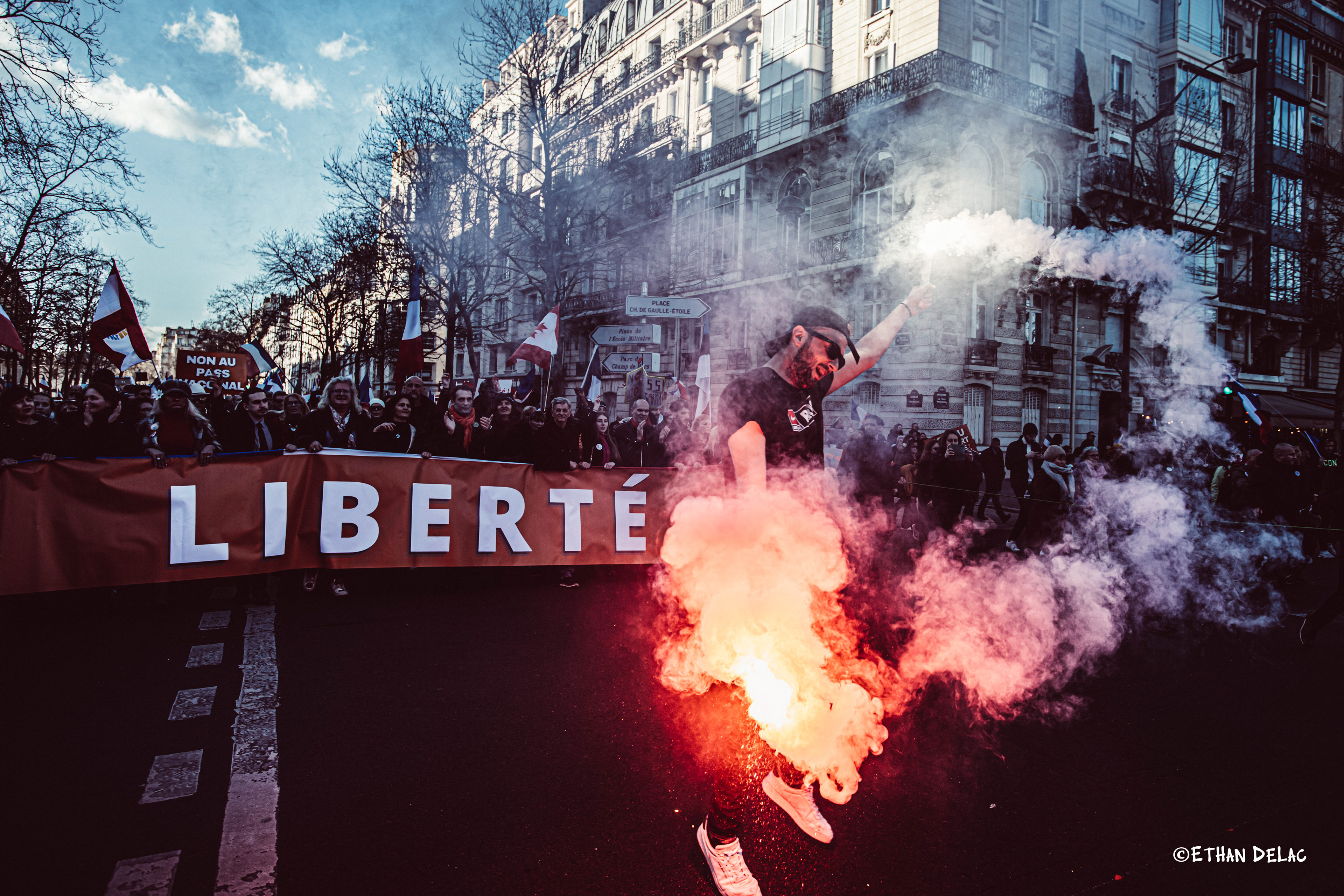 Manif Antivaxx des Patriotes - PARIS - 05/02/2022