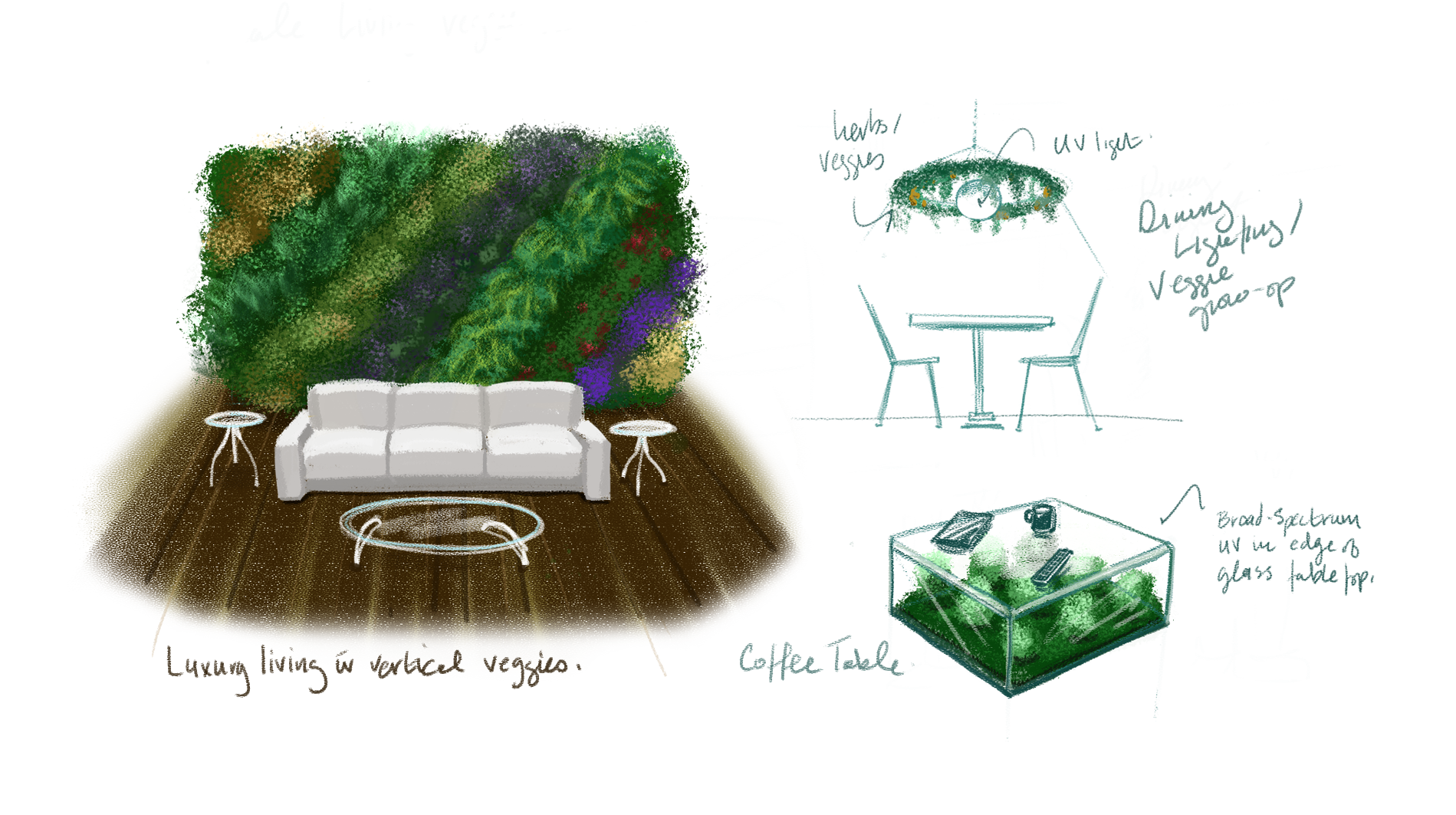 Integrating home growing into everyday objects