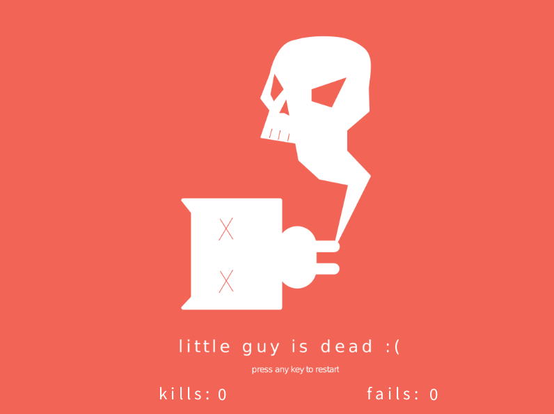 End Screen made in Illustrator
