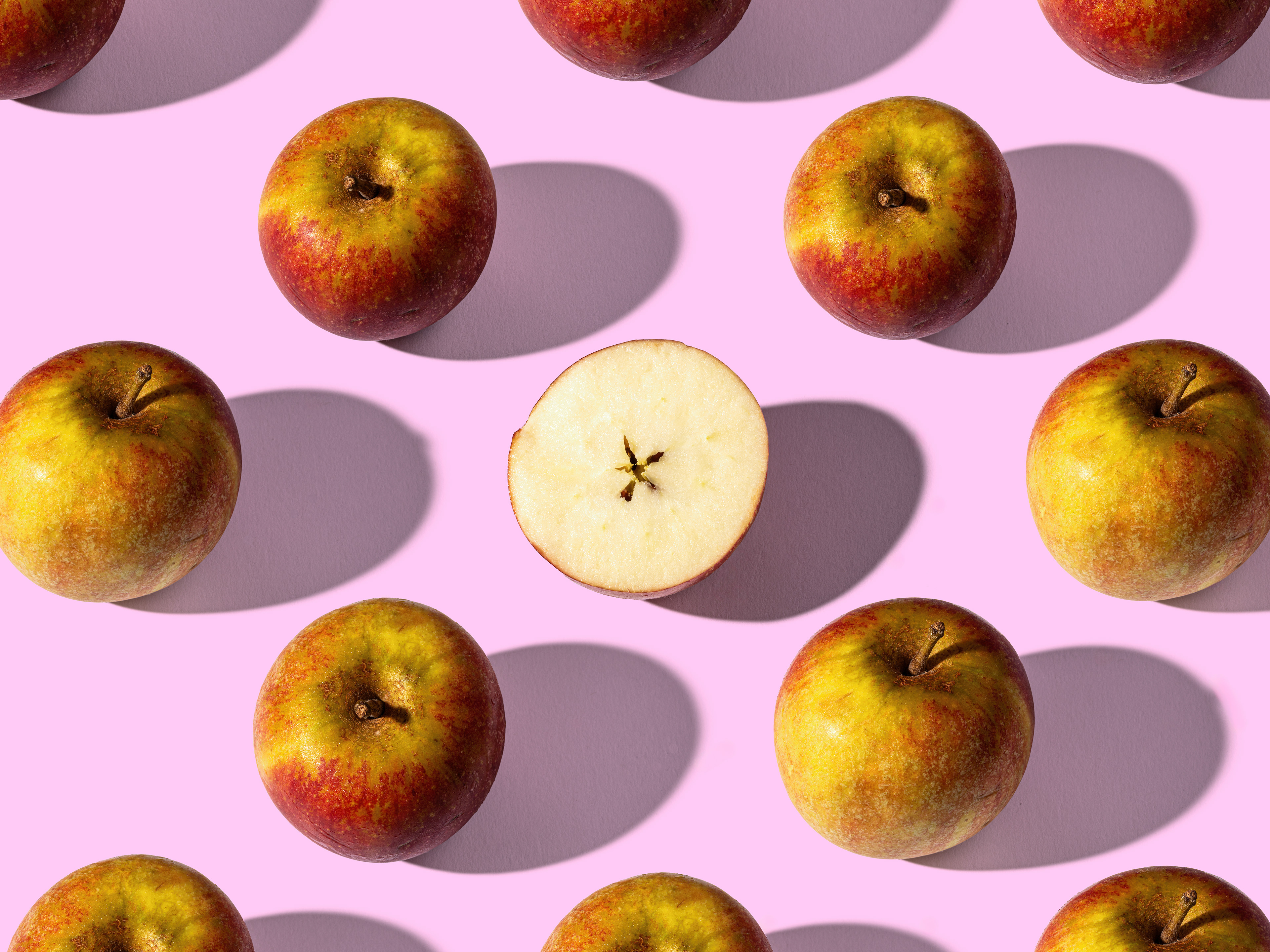 apples patterned background