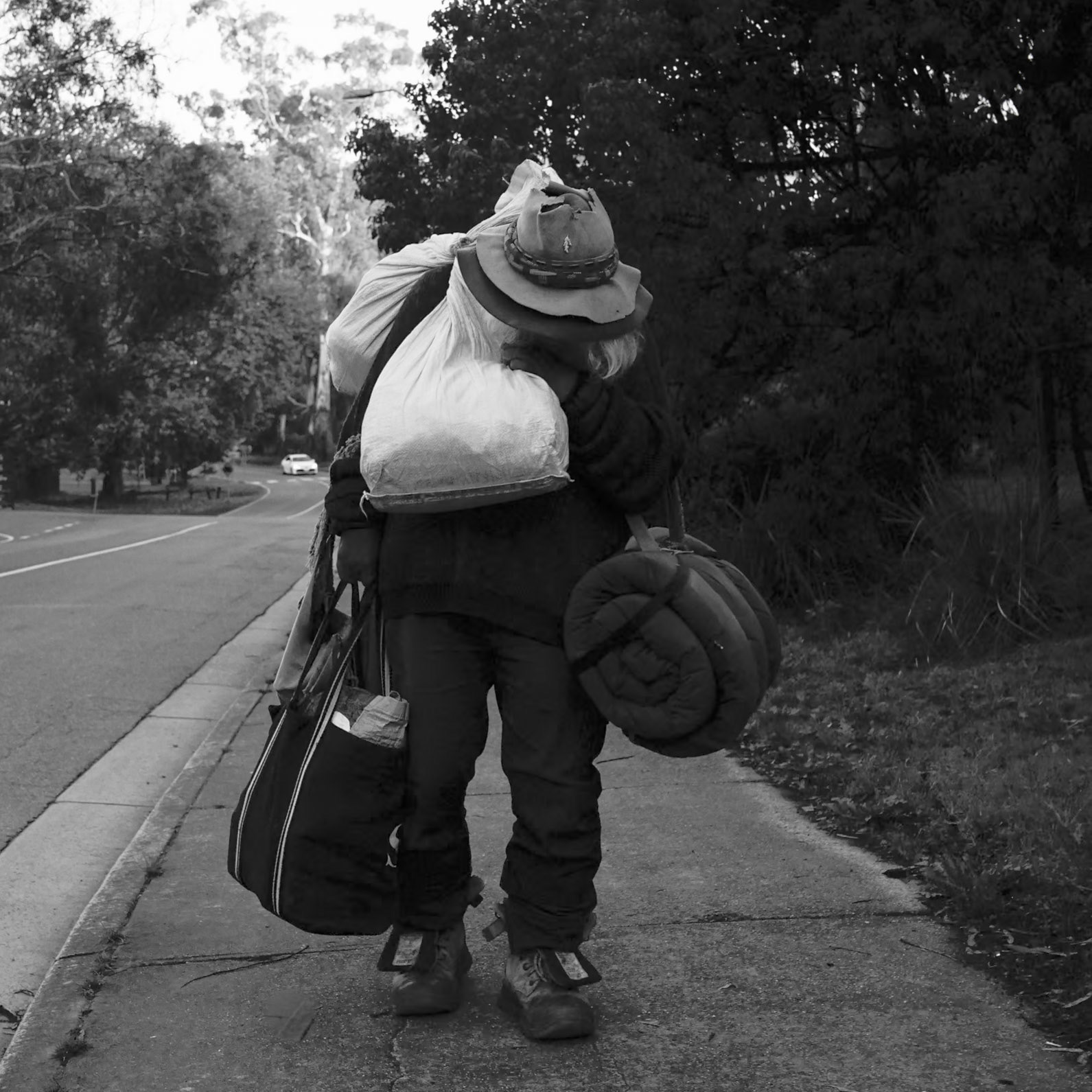 Rough sleeper - Hurstbridge