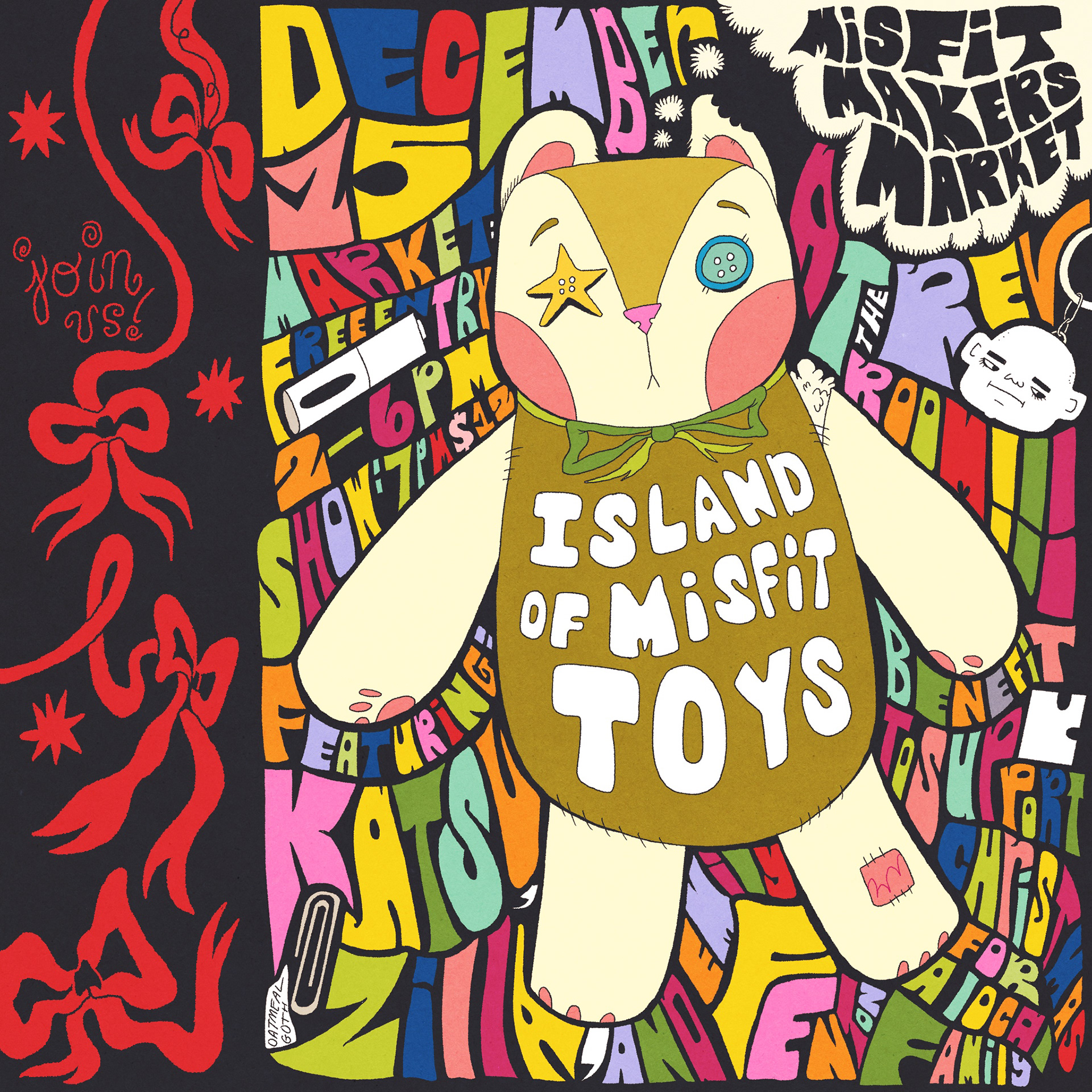 misfit makers market | island of misfit toys flyer