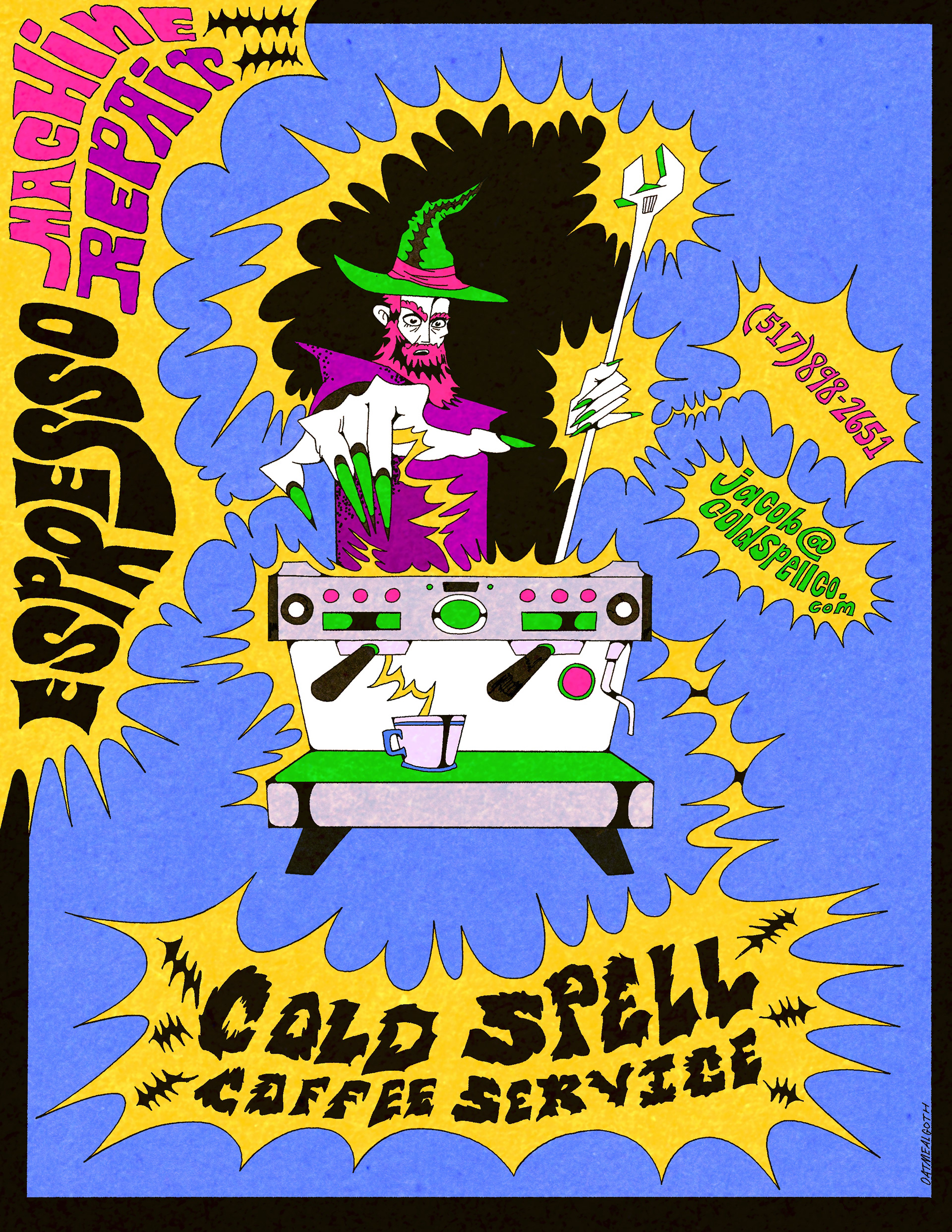 Cold Spell Coffee Service Flyer