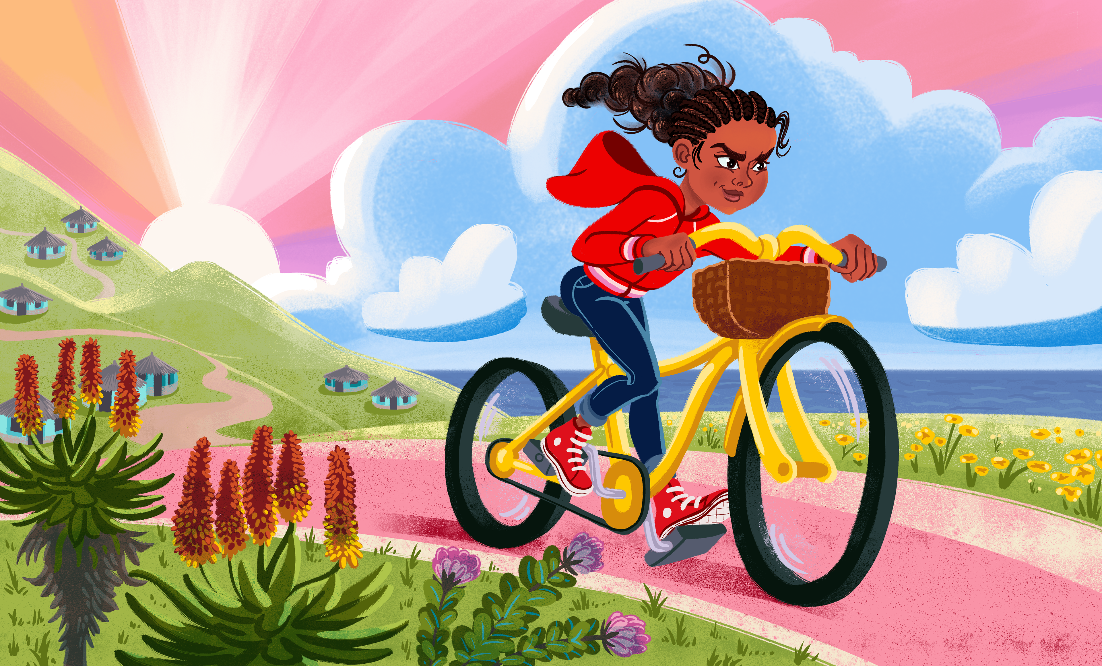 A modern, African take on Little Red Riding Hood