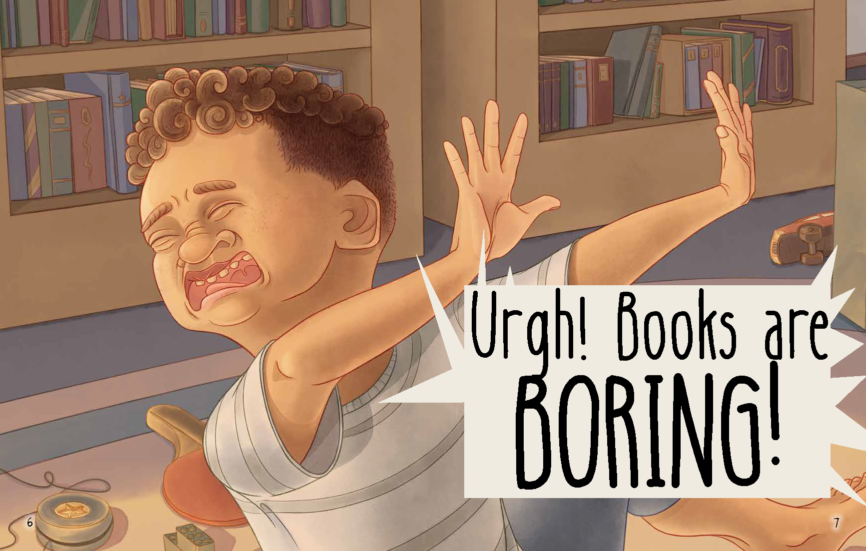 A very boring kid