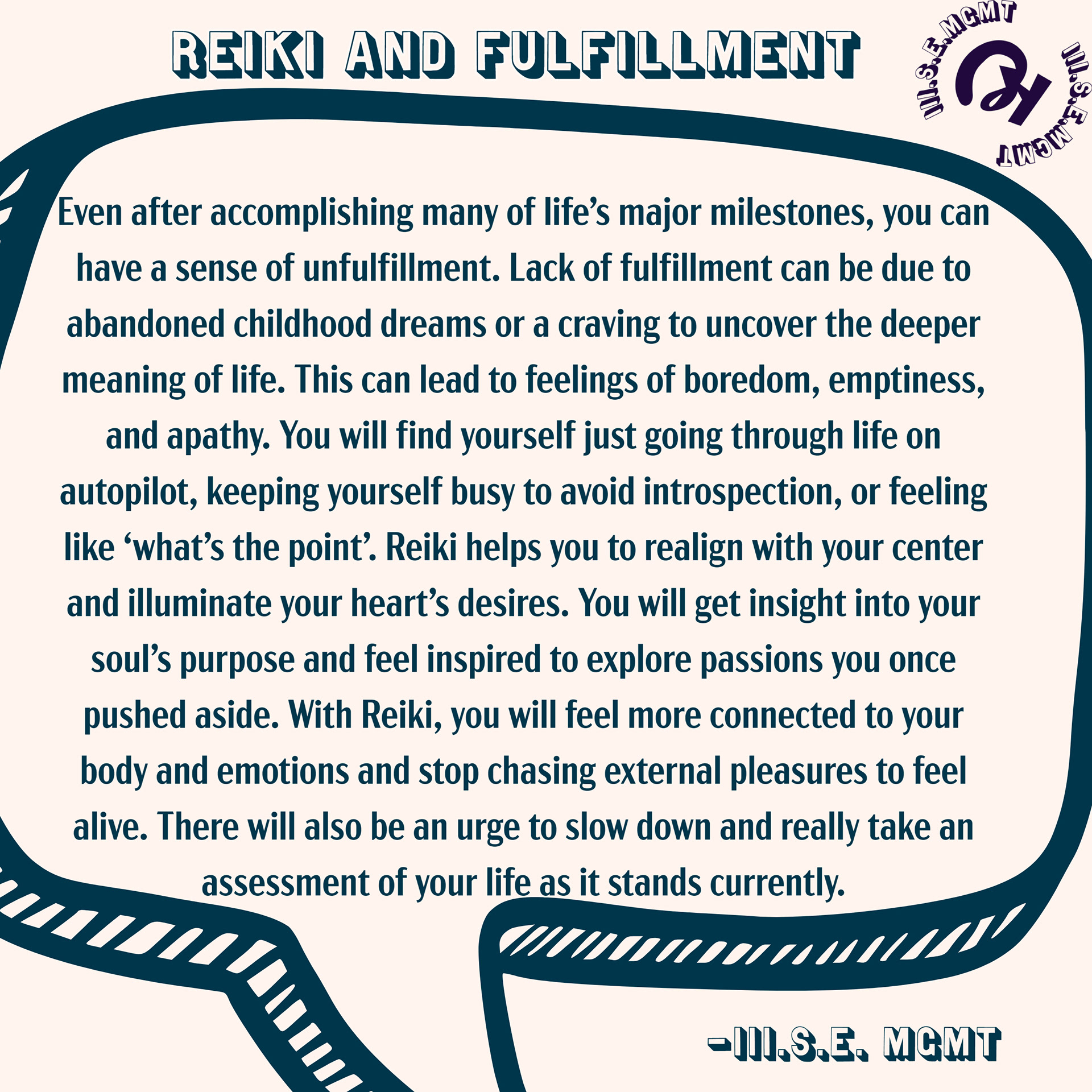 Reiki and Fulfillment: Feeling unfulfilled could be due to lack of gratitude.
