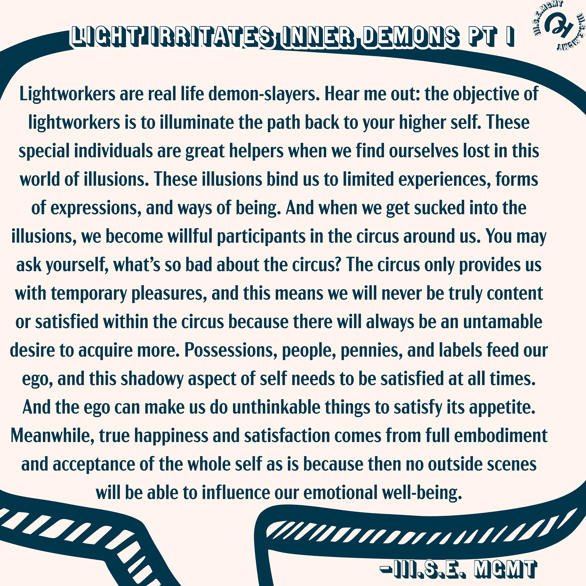 Light Irritates Inner Demons part one: #sustainable #spiritualwisdom #wisdom #ego #shine #selfdiscovery #personaldevelopment ✨✨✨