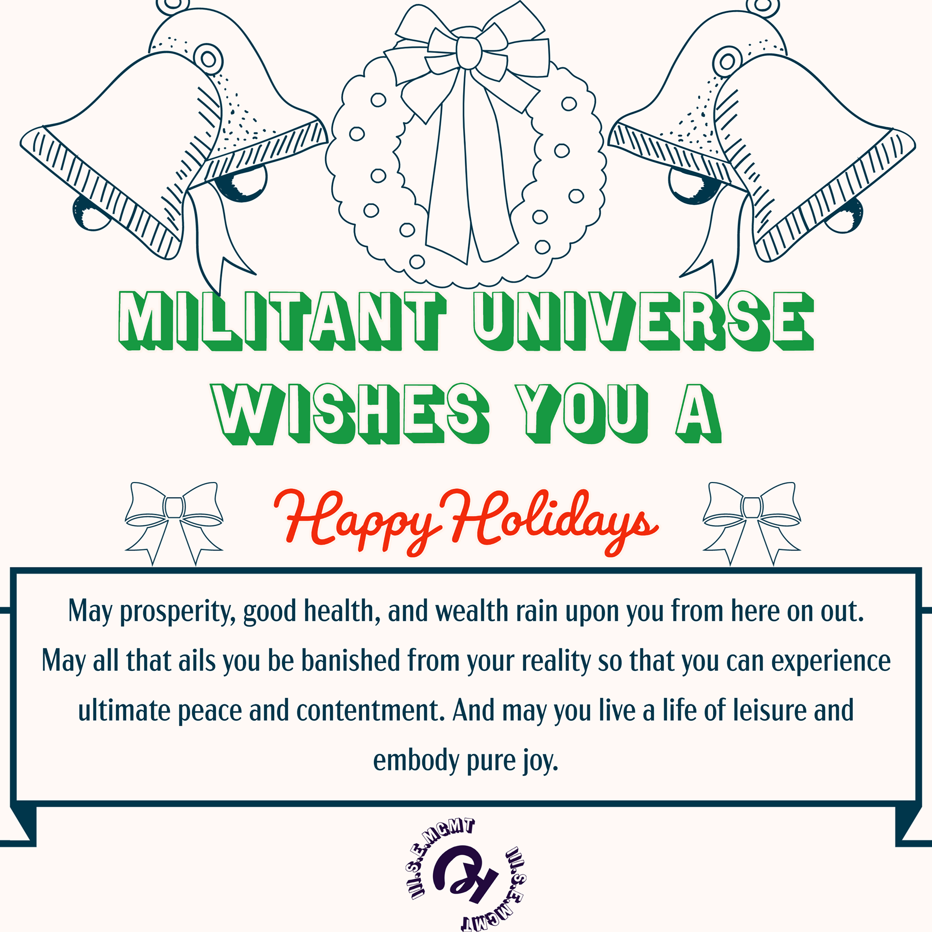 Happy holidays to all!