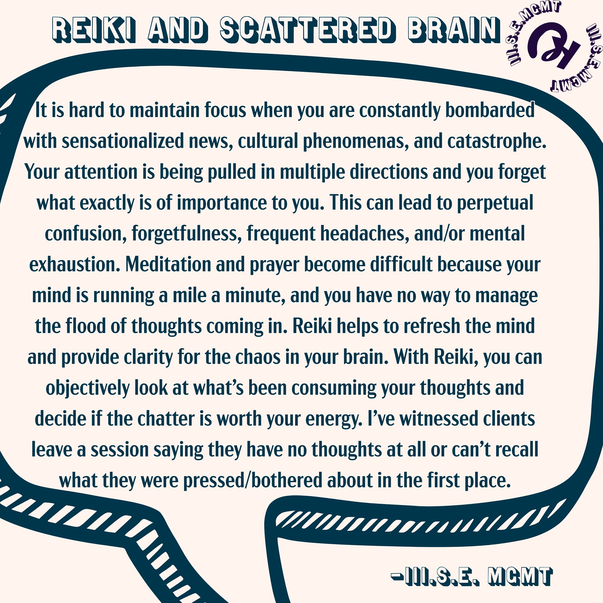 can reiki help with scattered brain?
