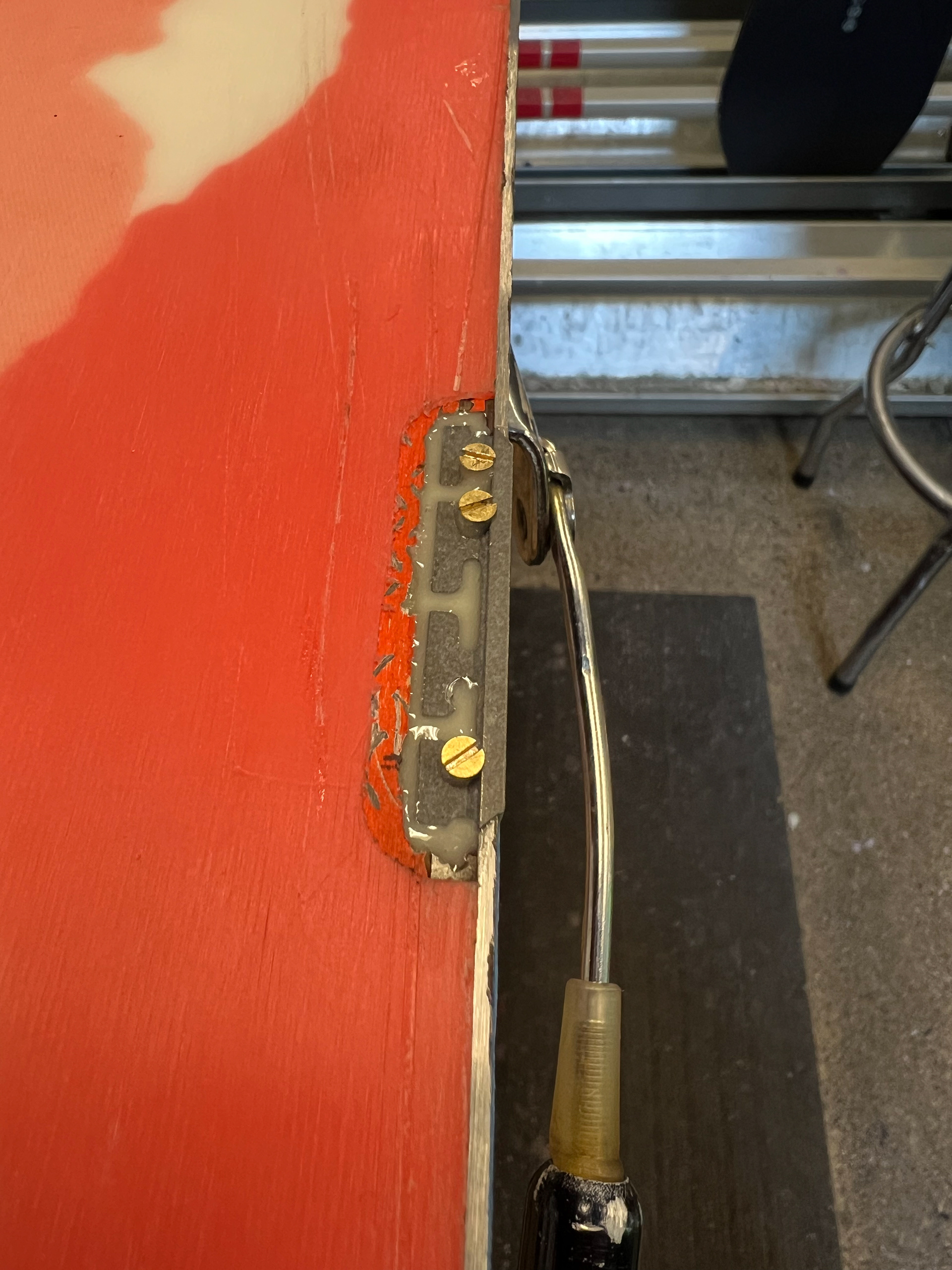 Epoxied edge replacement