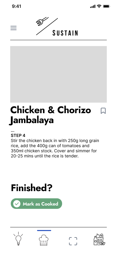 First Draft of recipe page