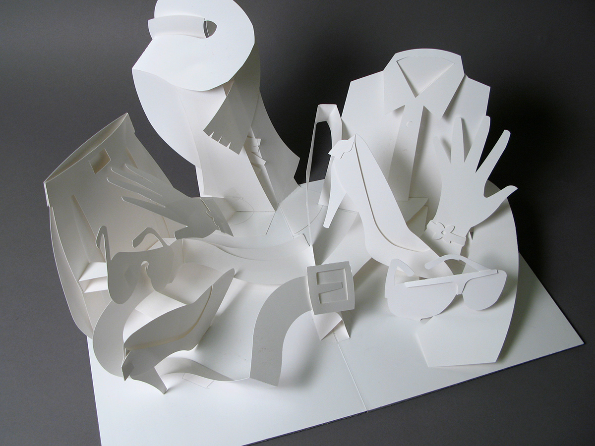 Mike Malkovas paper engineering. - Window display with collapsible ...