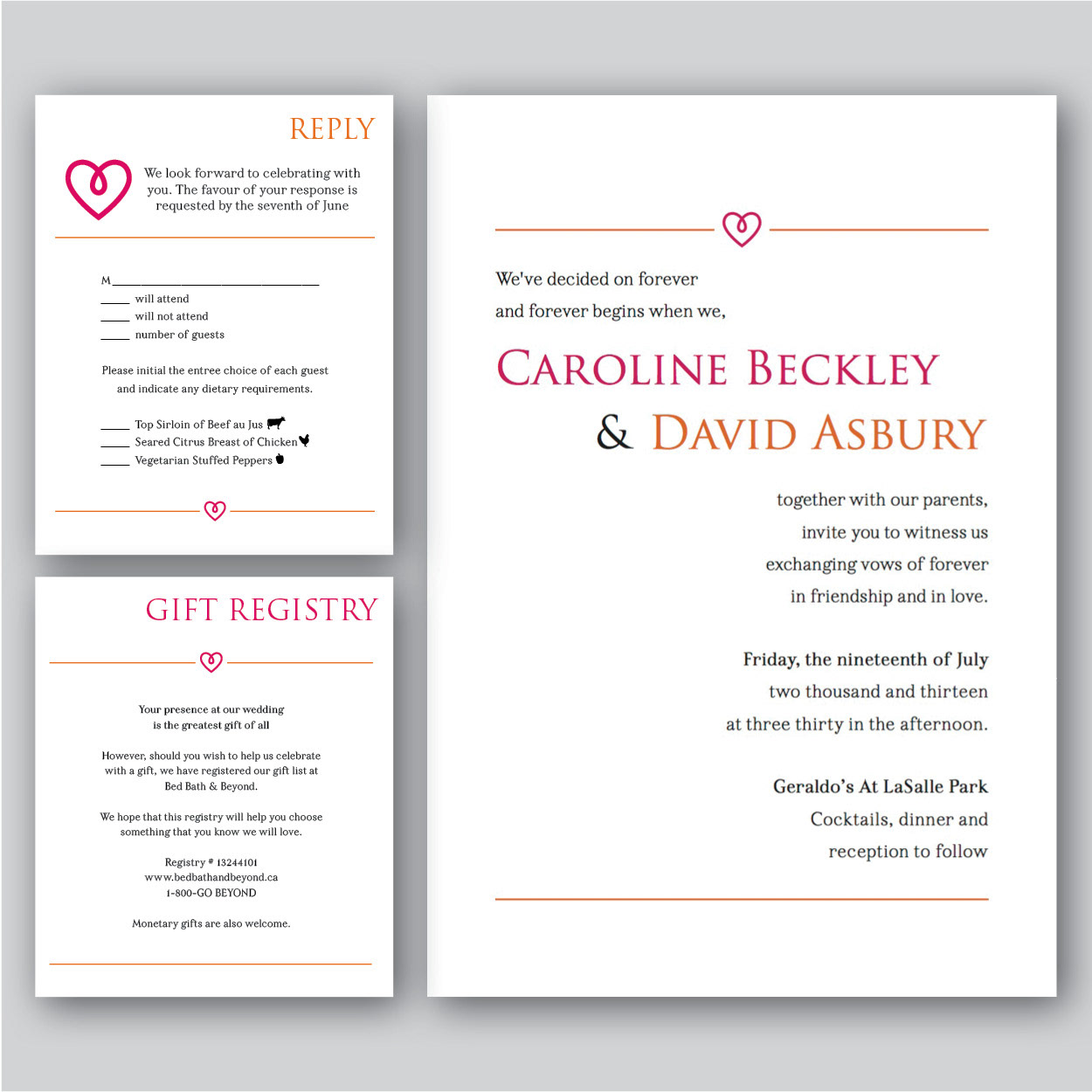Wedding Invitation (2013)