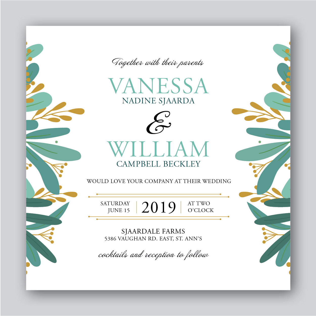 Wedding Invitation (2019)