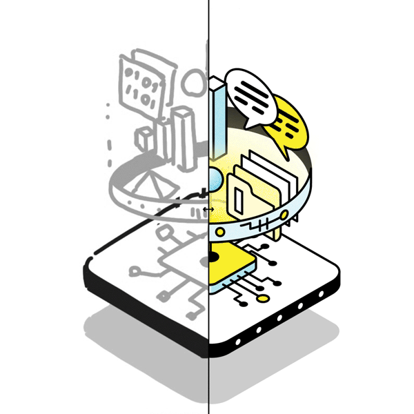 Isometric feature icons designed for the Skillmaker AI learning platform.
