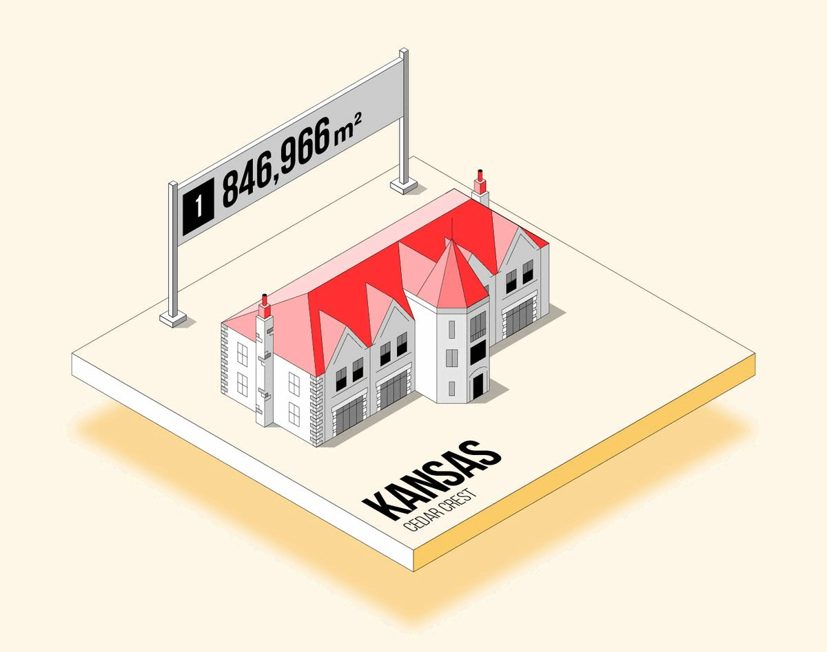 Isometric architectural illustration of The US Governor homes created for NeoMam Studios.