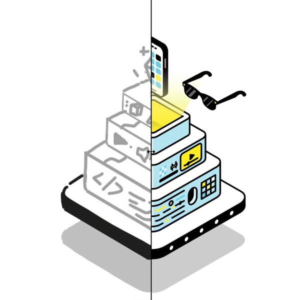 Isometric feature icons designed for the Skillmaker AI learning platform.