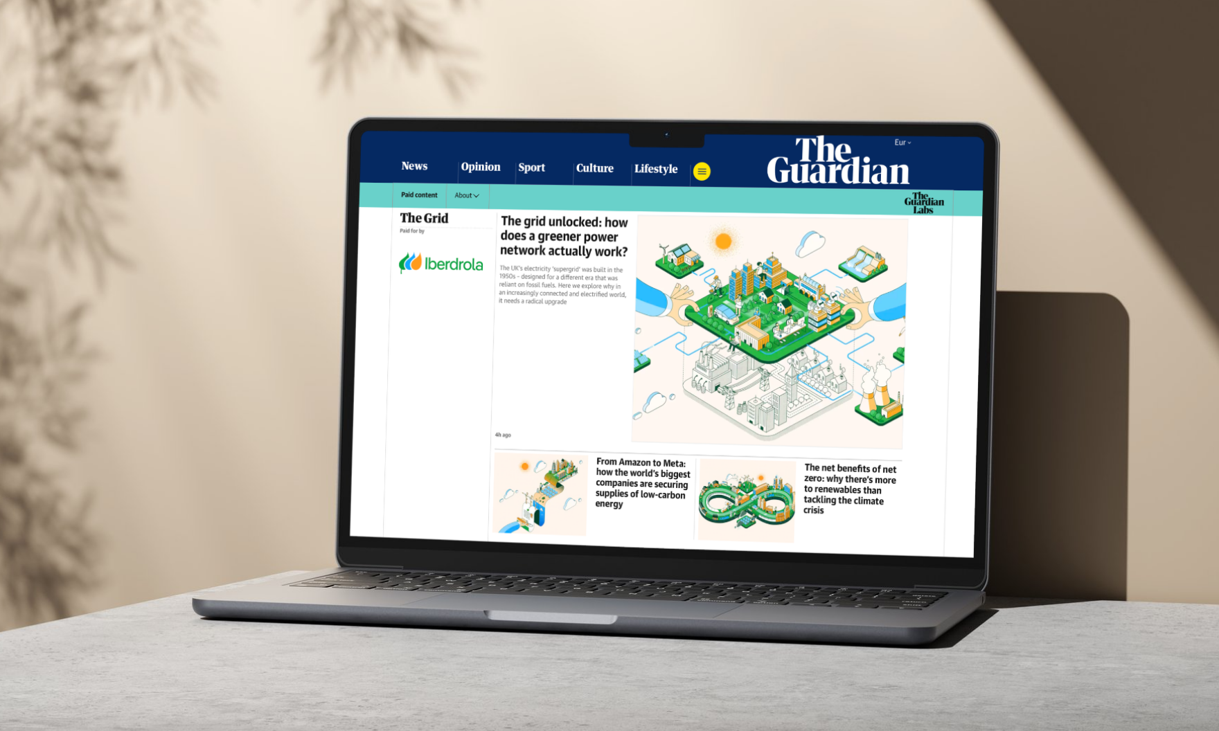 Isometric editorial illustration explaining complex energy and technology systems.