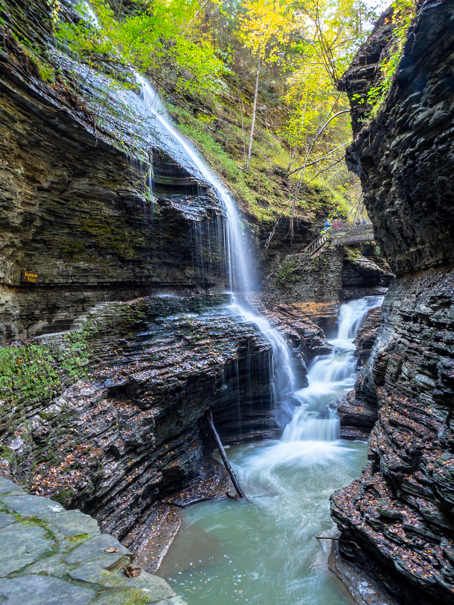 Rainbow Falls, Watkins Glen Gorge, NY