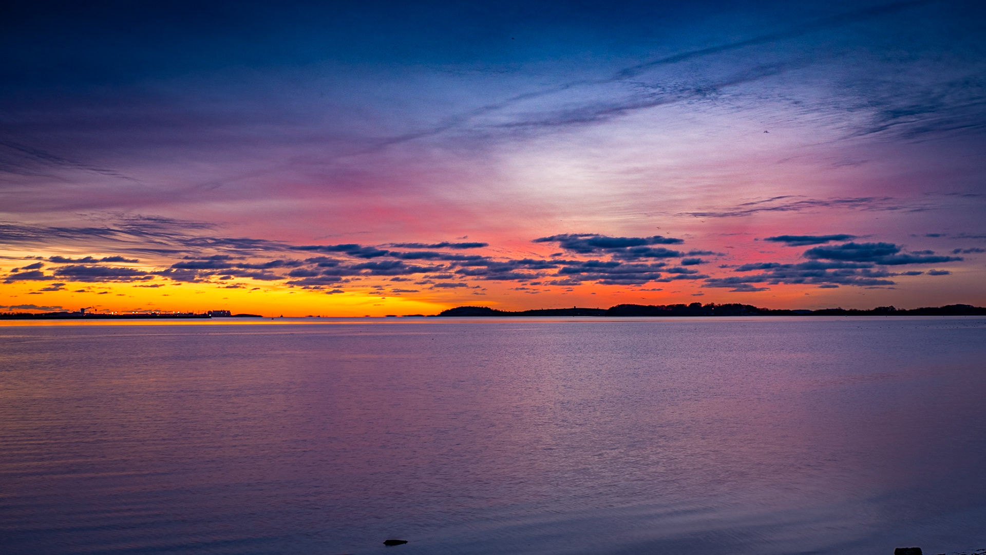 Sunrise Boston Harbor