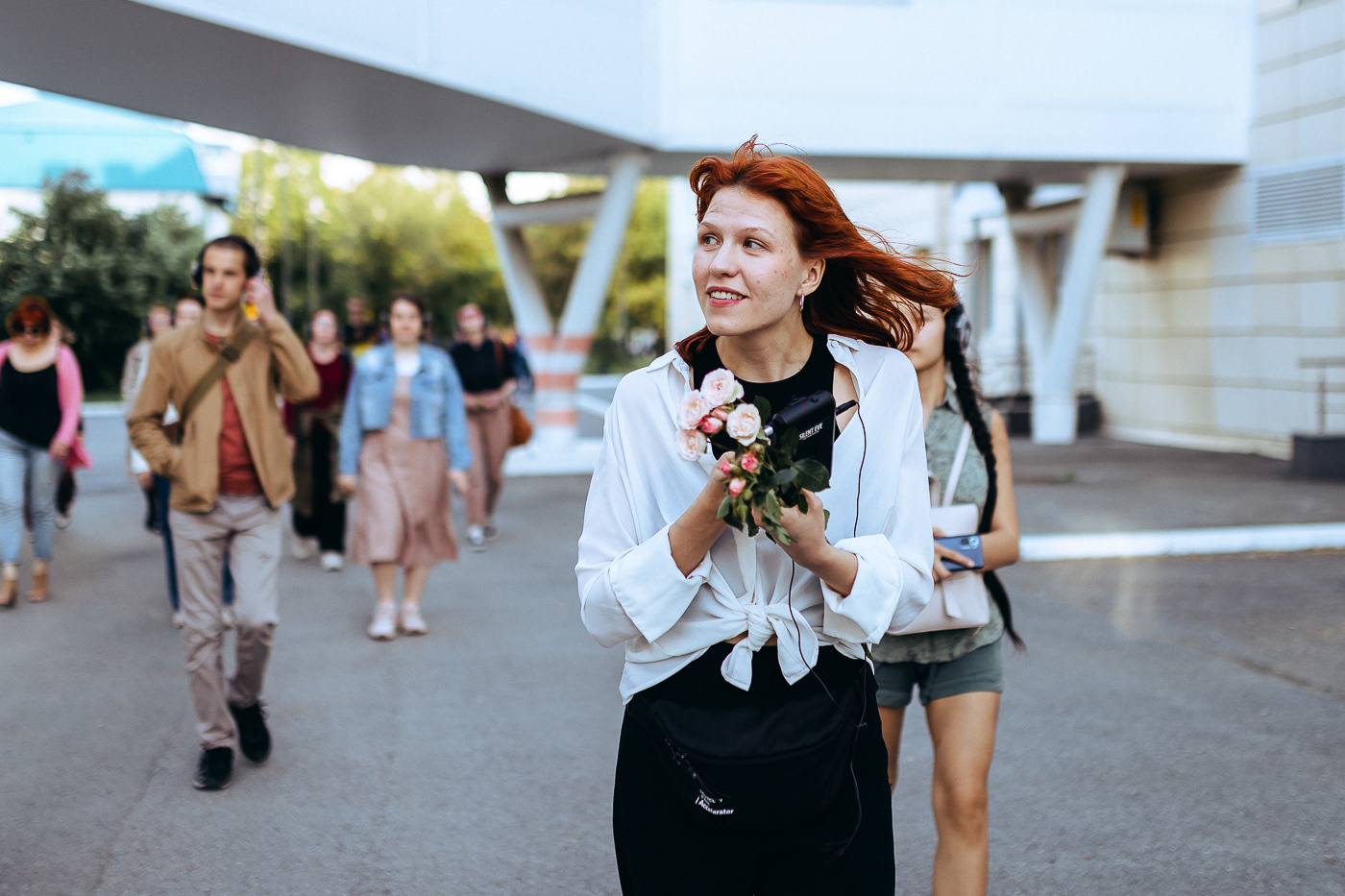 Lena Gorlatova director of the performative walk