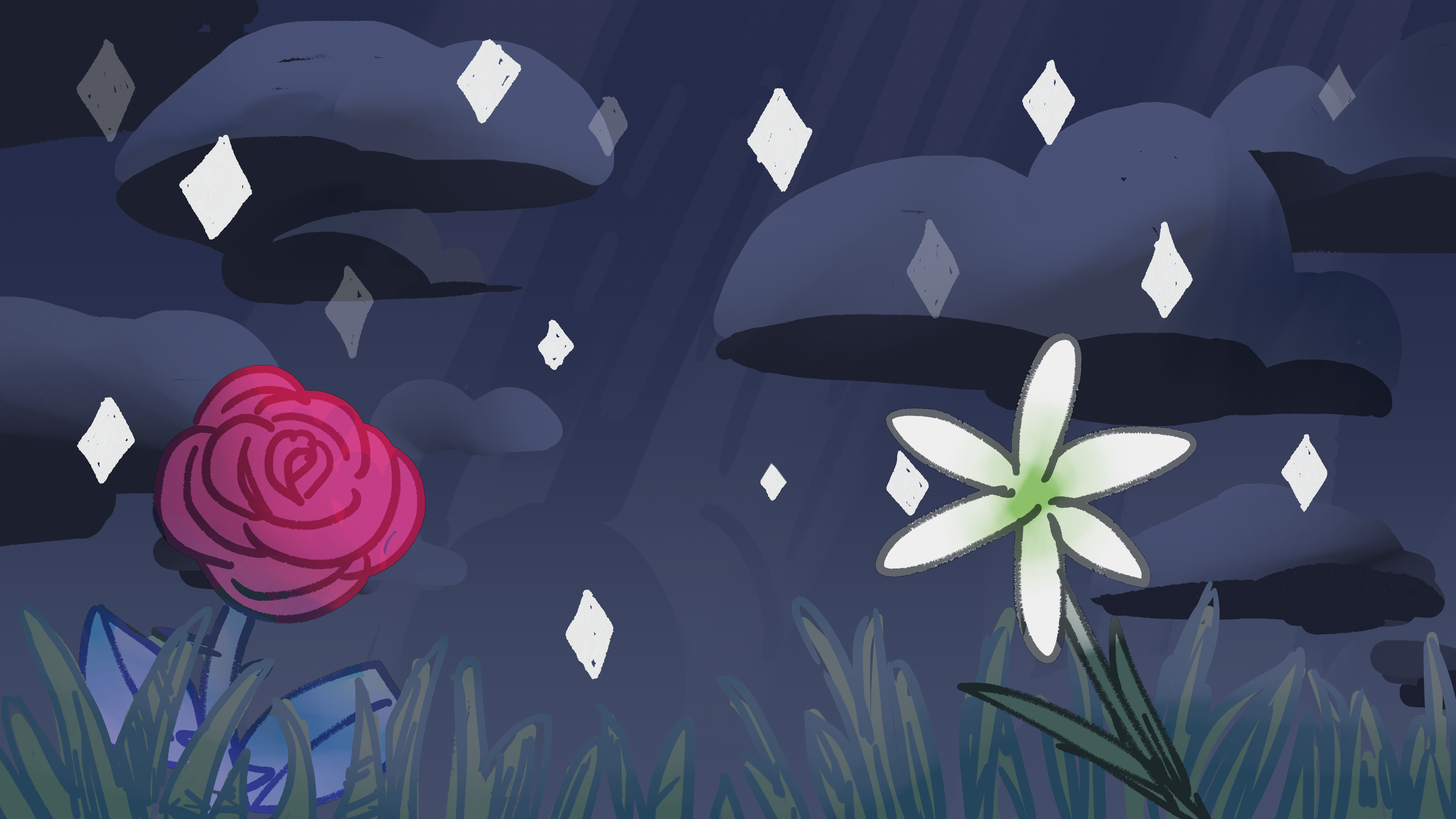 Background for Love Love Love Animation