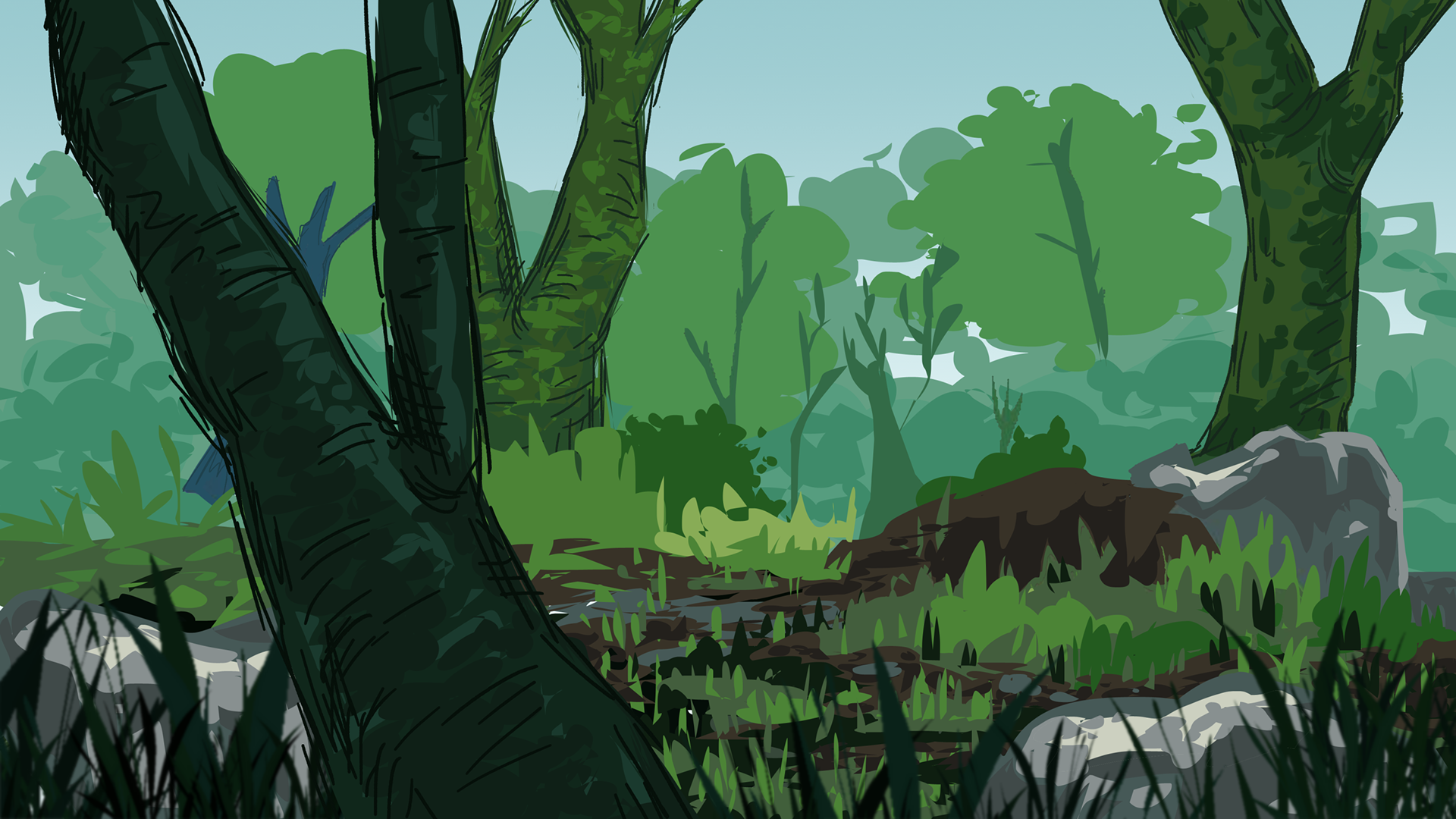 Background for Love Love Love Animation