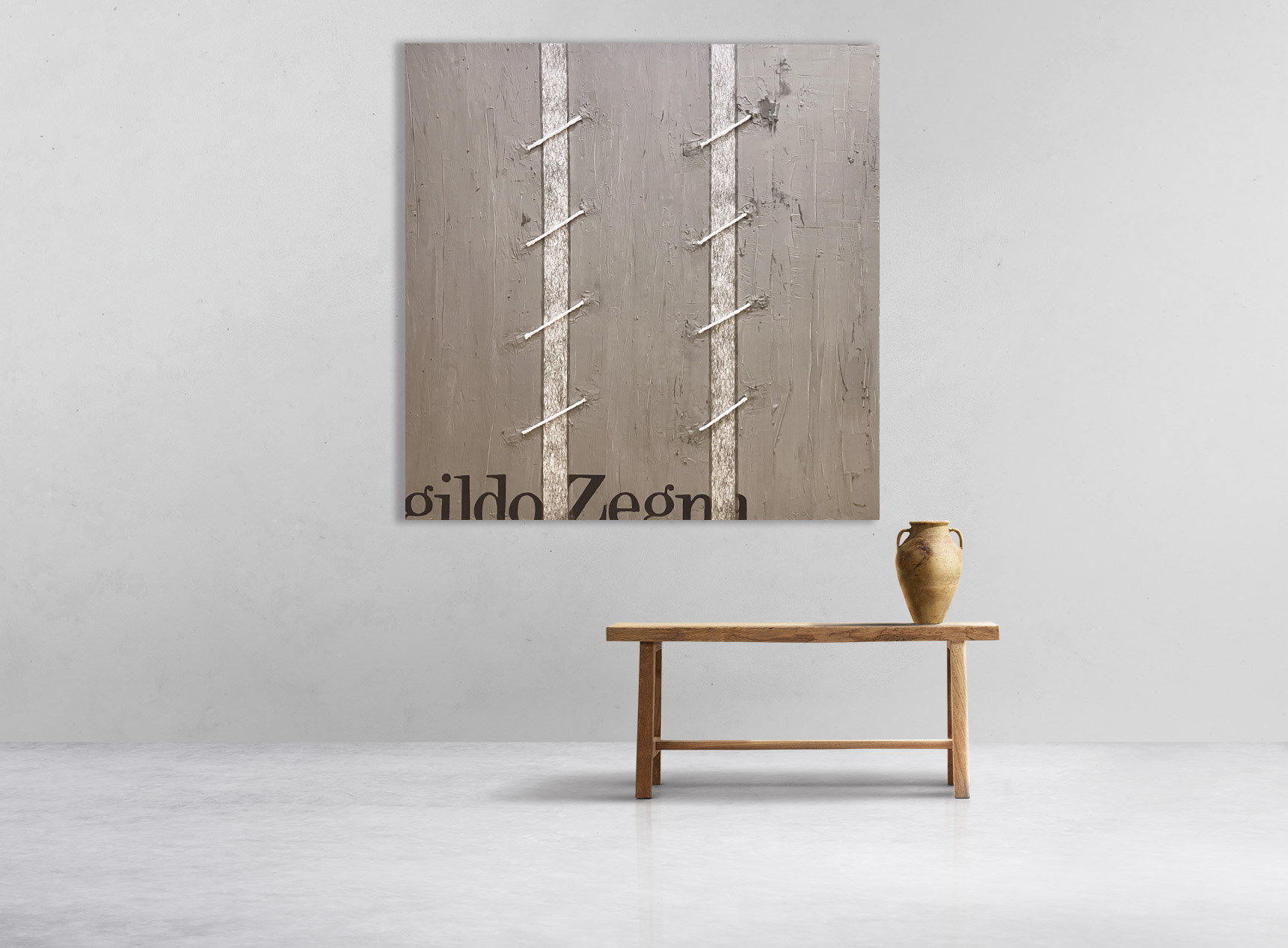 “zegna” canvas 100x100