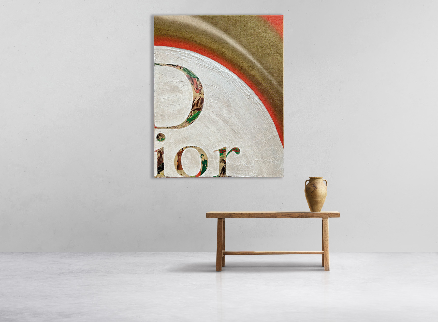 “dior” canvas 80x100