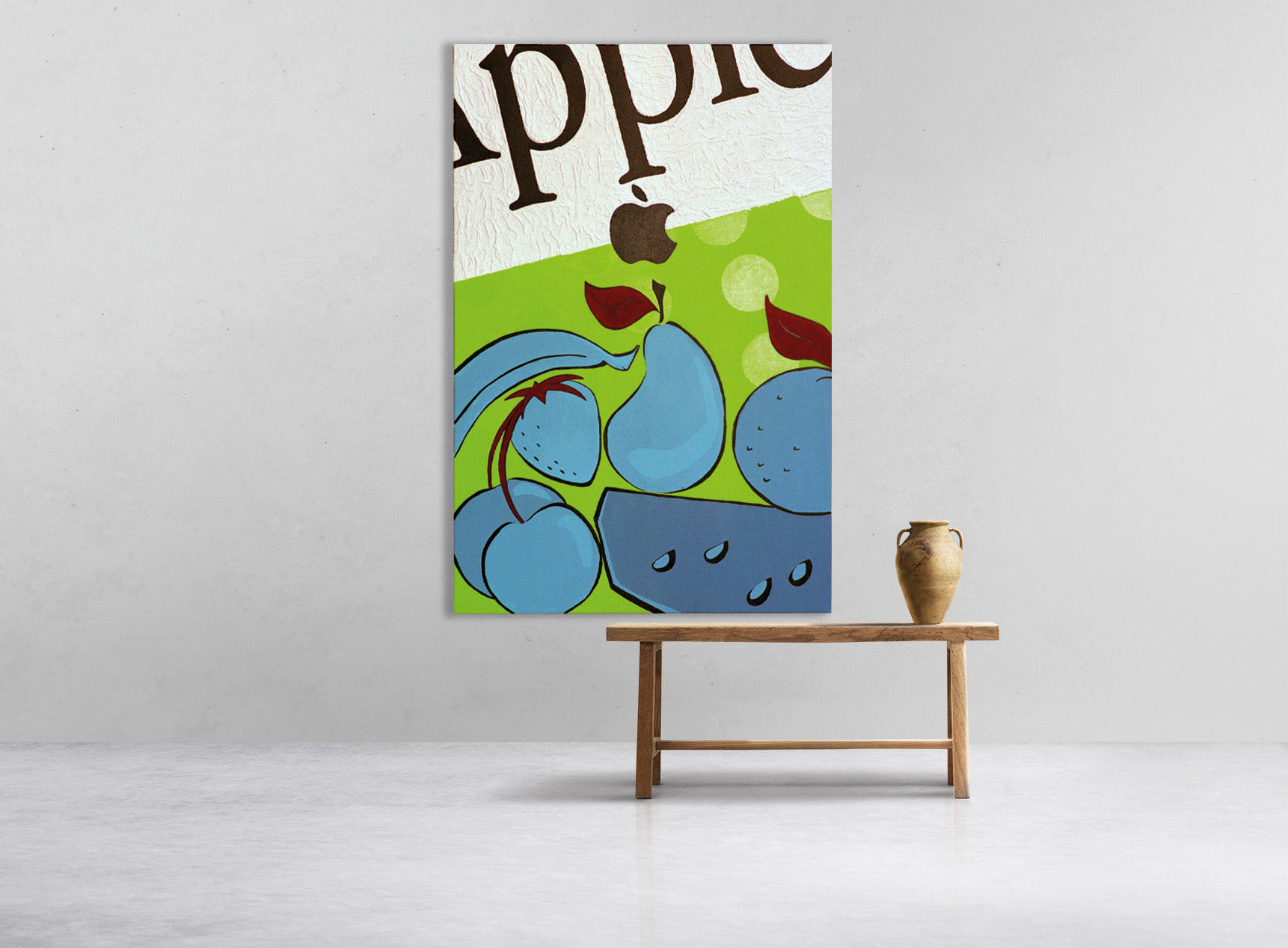 “apple” canvas 80x120