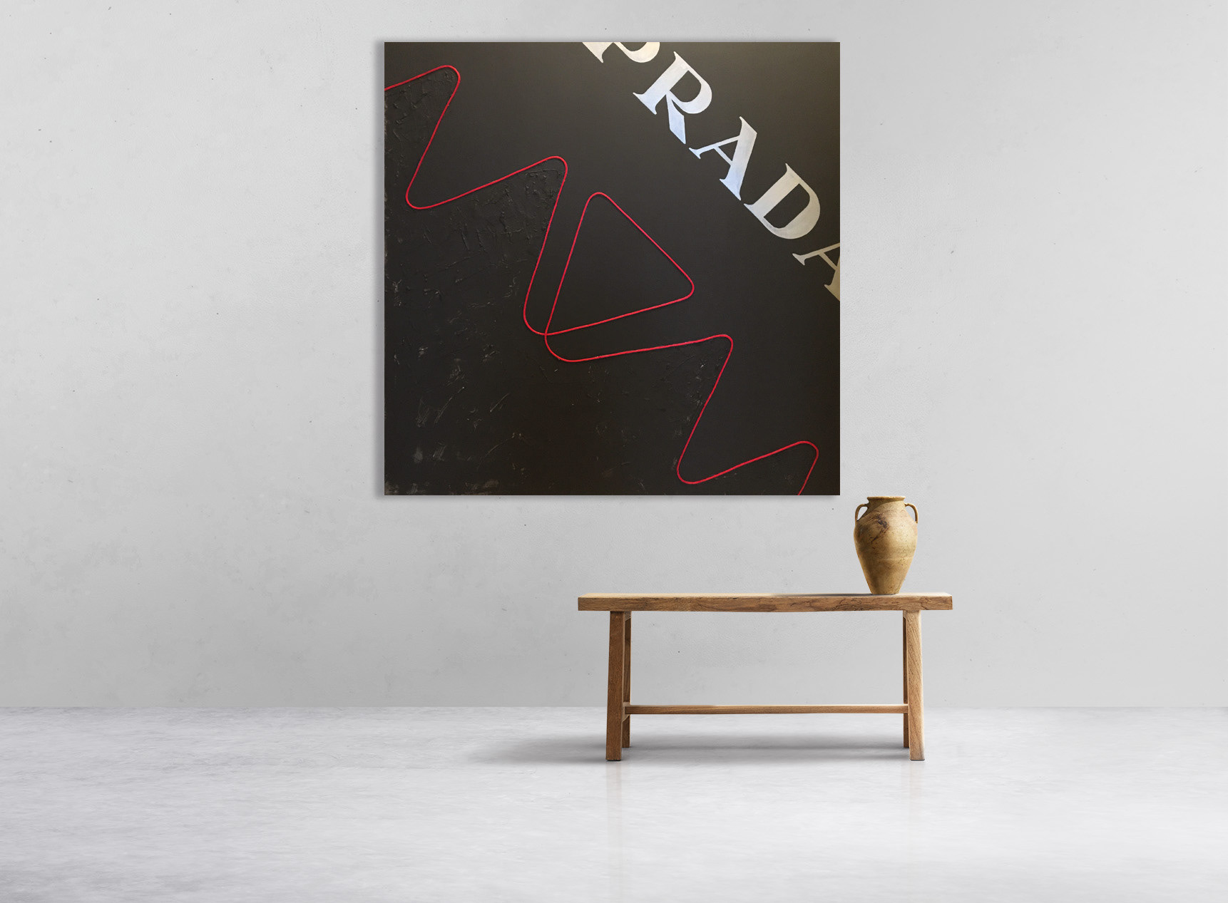 “prada” canvas 100x100