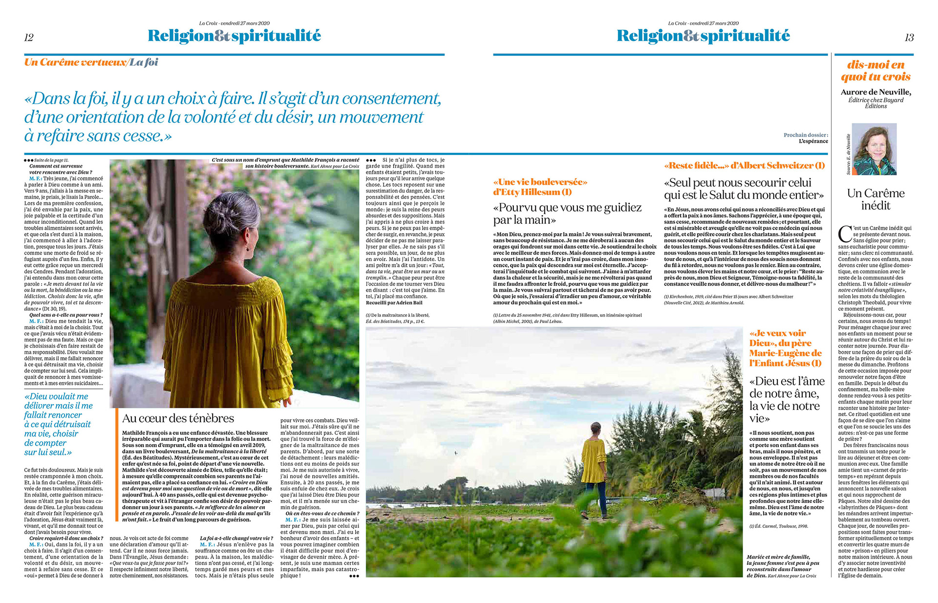 Magazine La Croix, Tamarin, Maurice 2019