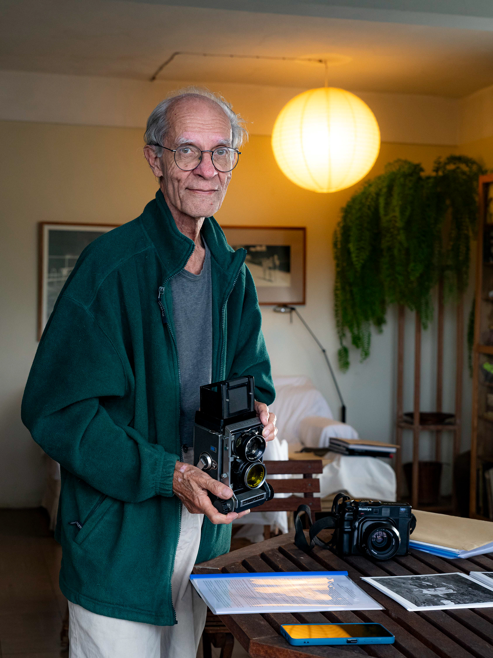 Portrait du photographe Yves Pitchen. Mare Gravier, Maurice 2025