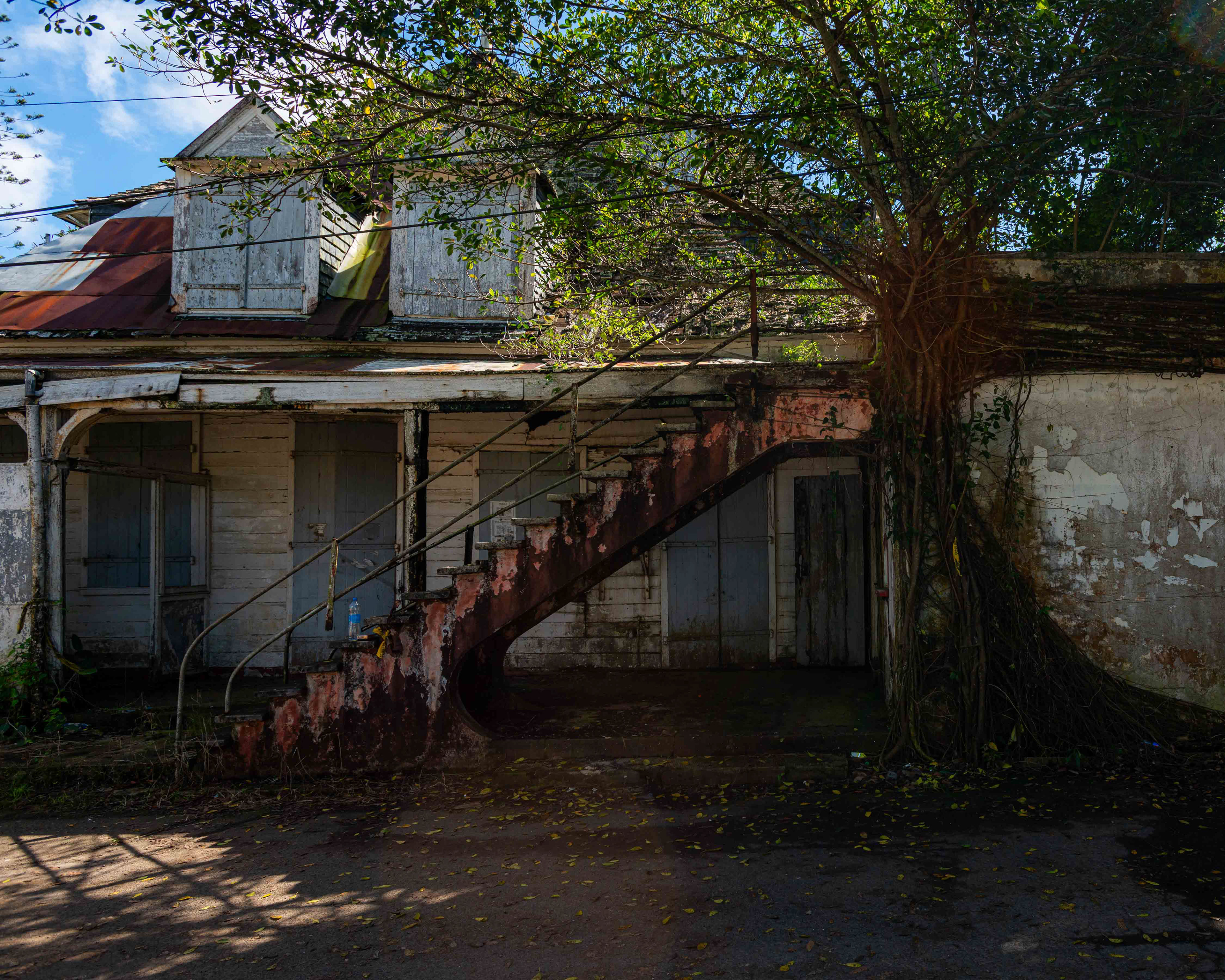 Abandoned district court of Moka. Moka, Mauritius 2021
