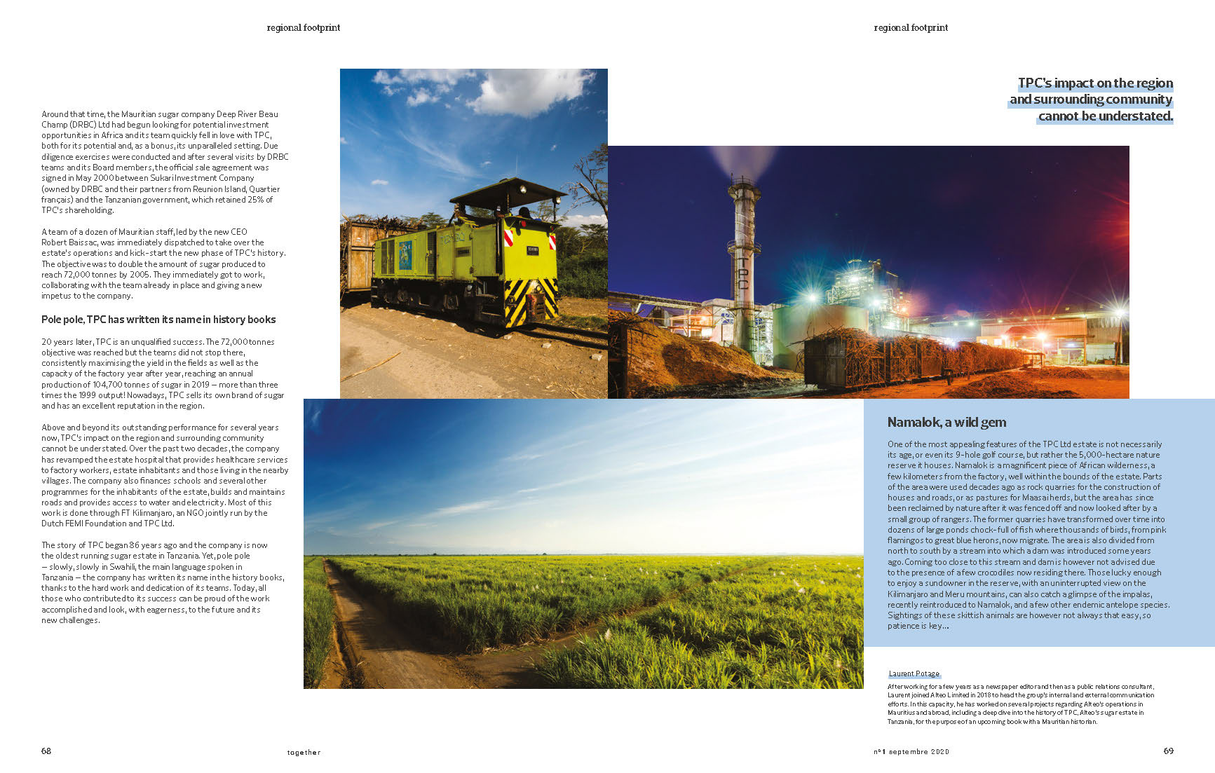 Reportage pour Miwa Sugar, TPC Tanzanie