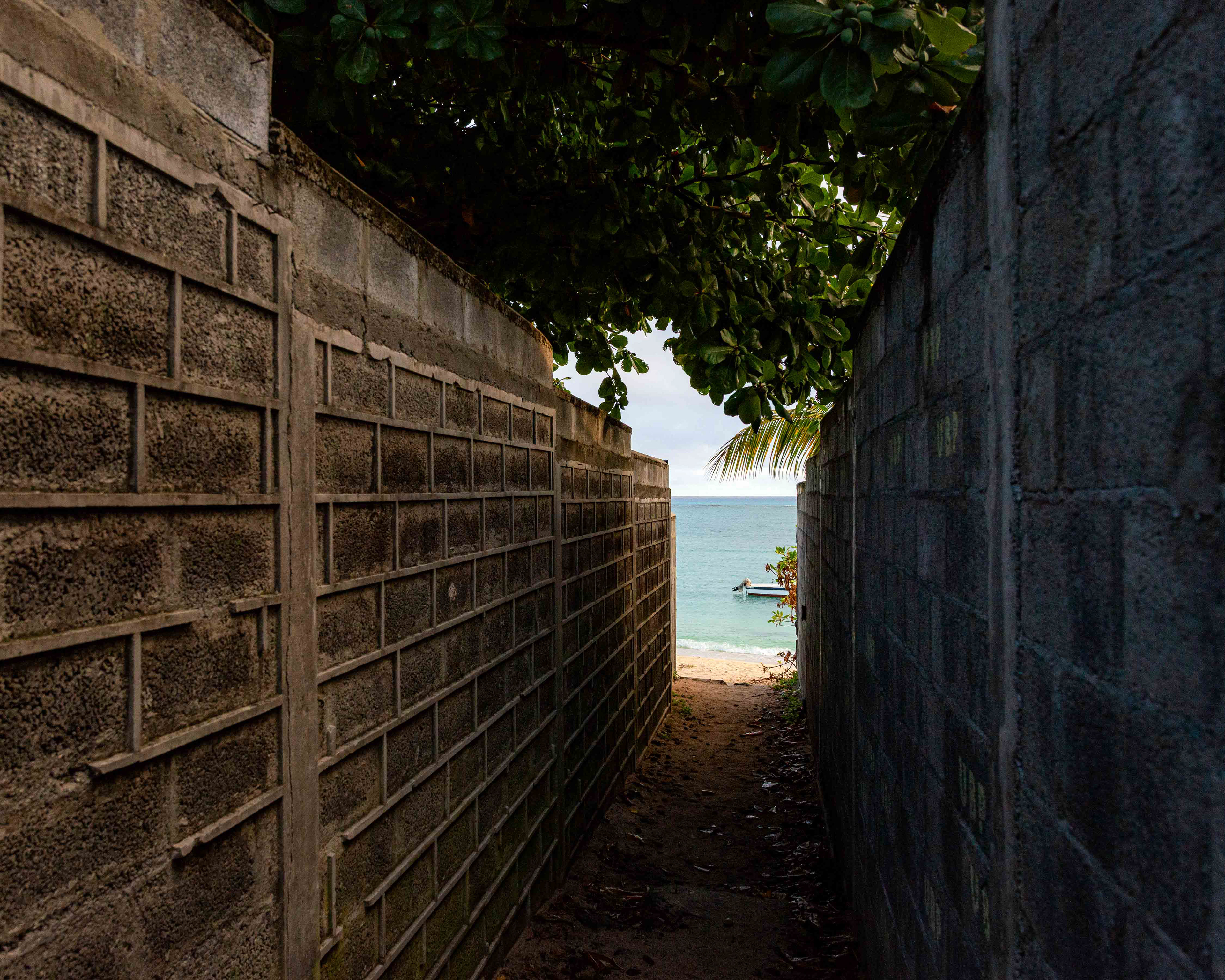 Access 002. (noun) 1. the means or opportunity to approach or enter a place. Pointe aux Canonniers, Mauritius 2021