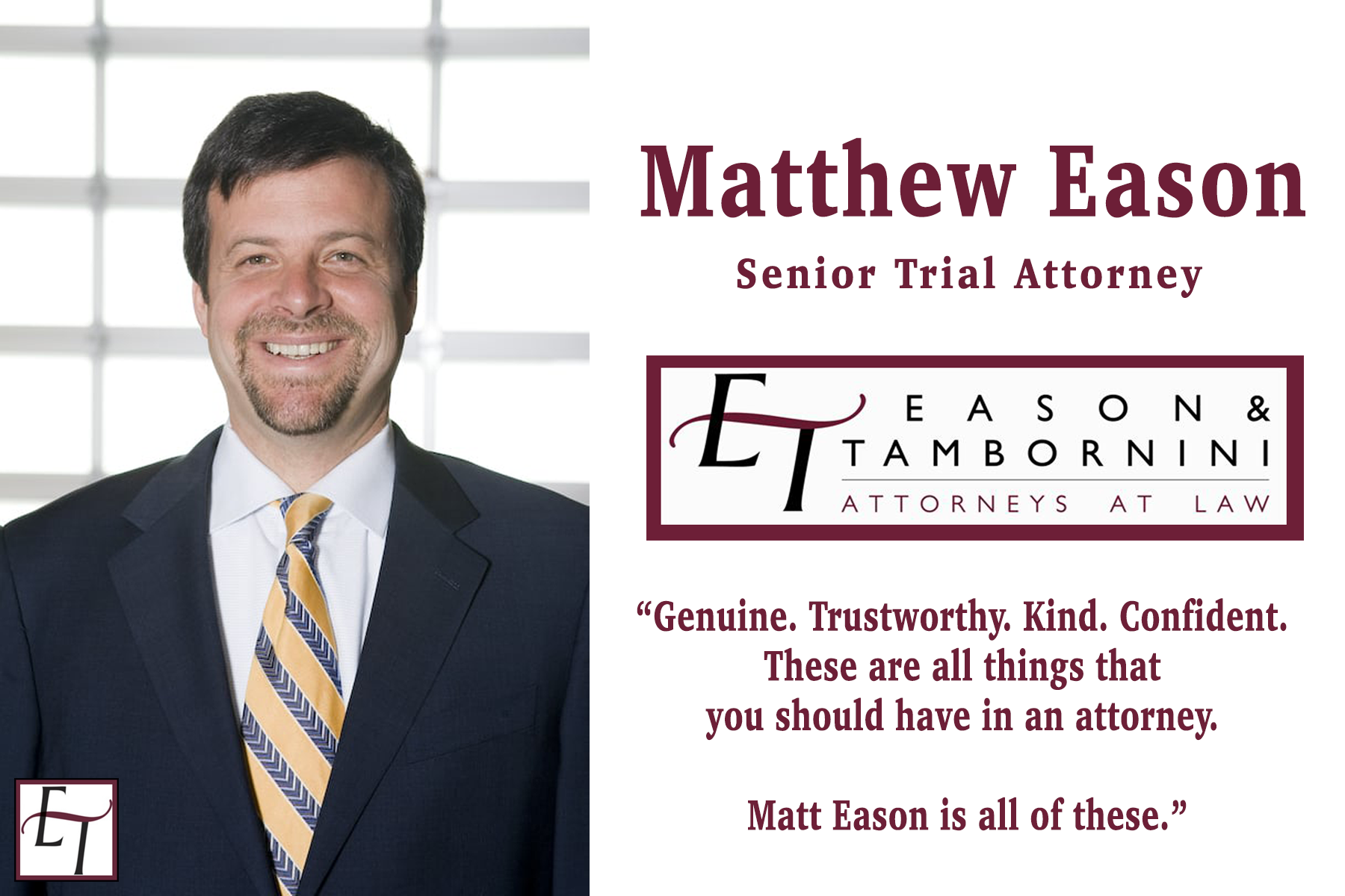 Profile Graphic For Attorney Matthew Eason