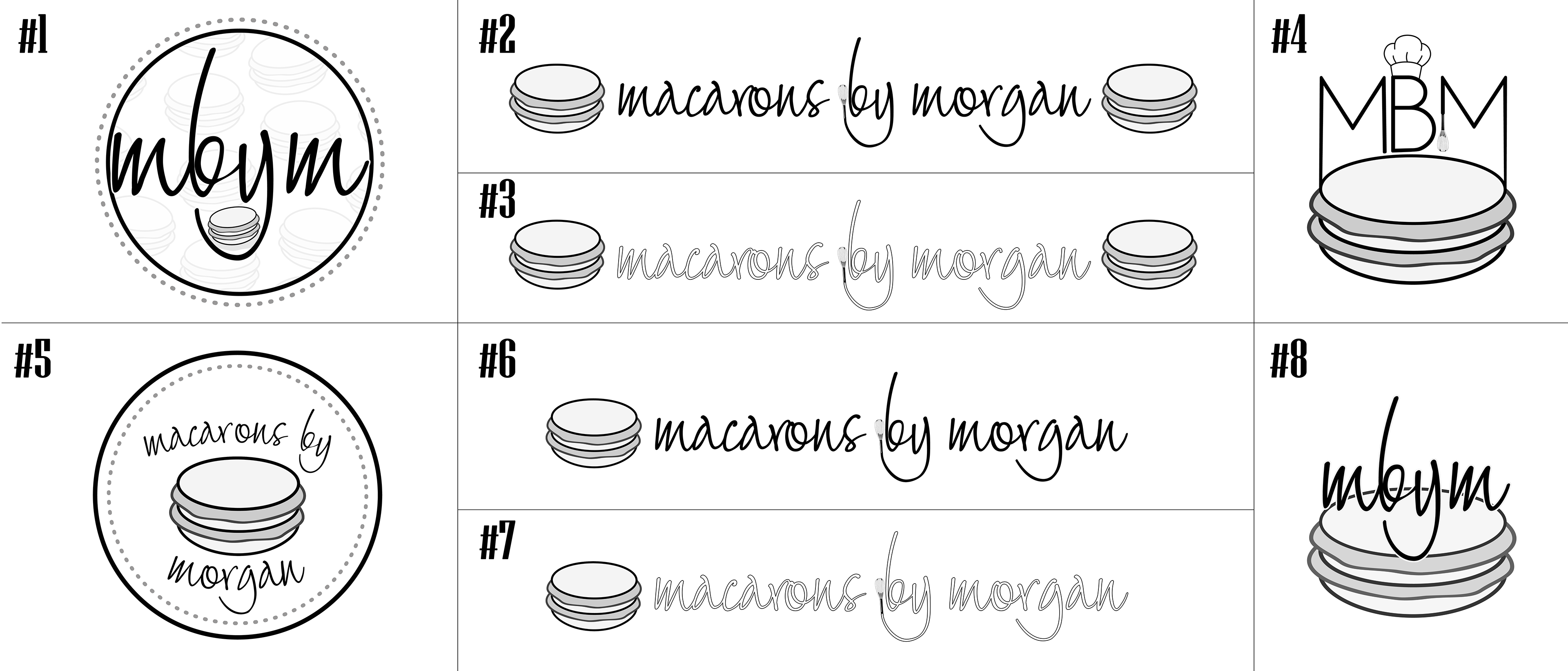 Macarons by Morgan Logos