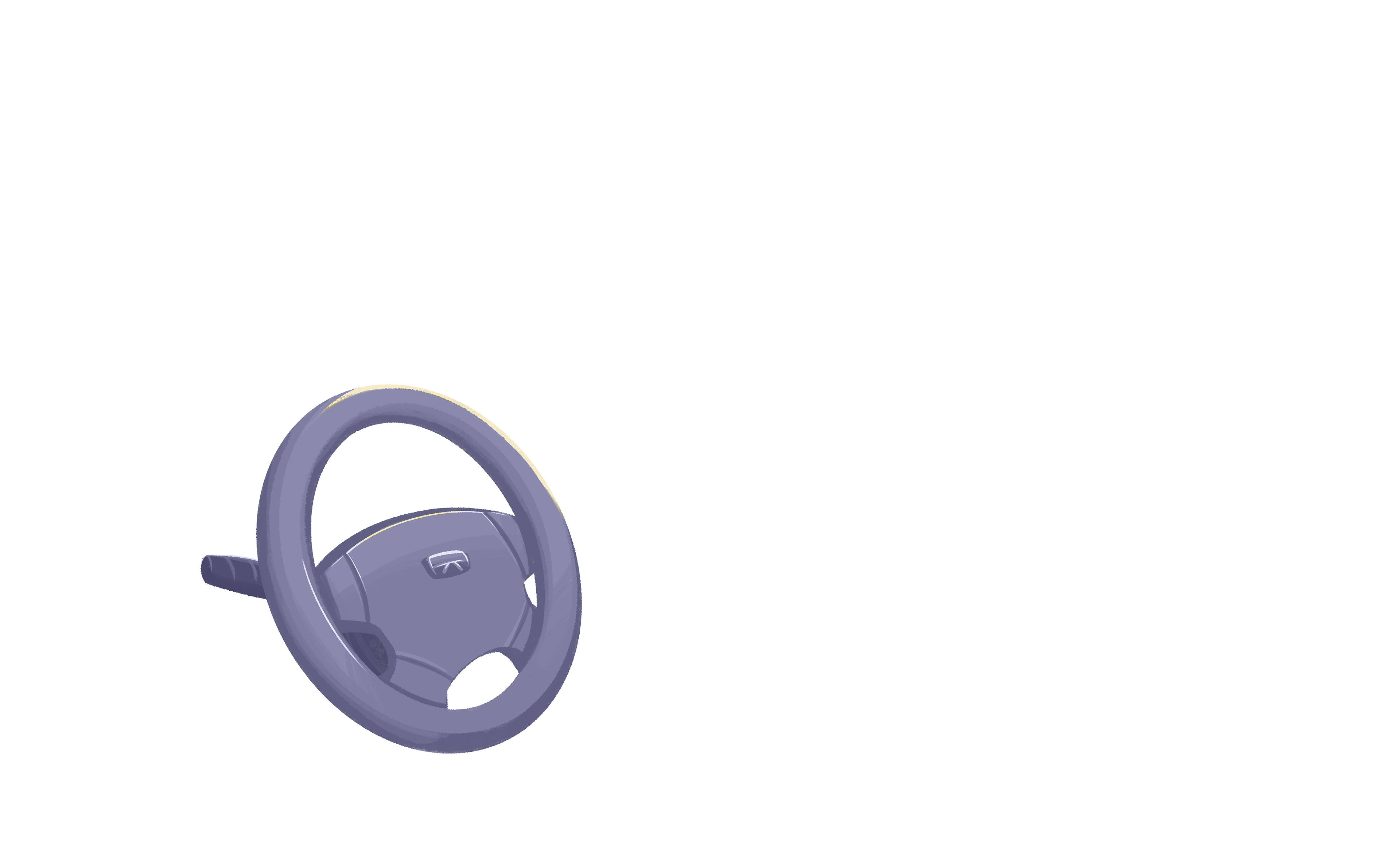 S46C Car Steering Wheel Midground