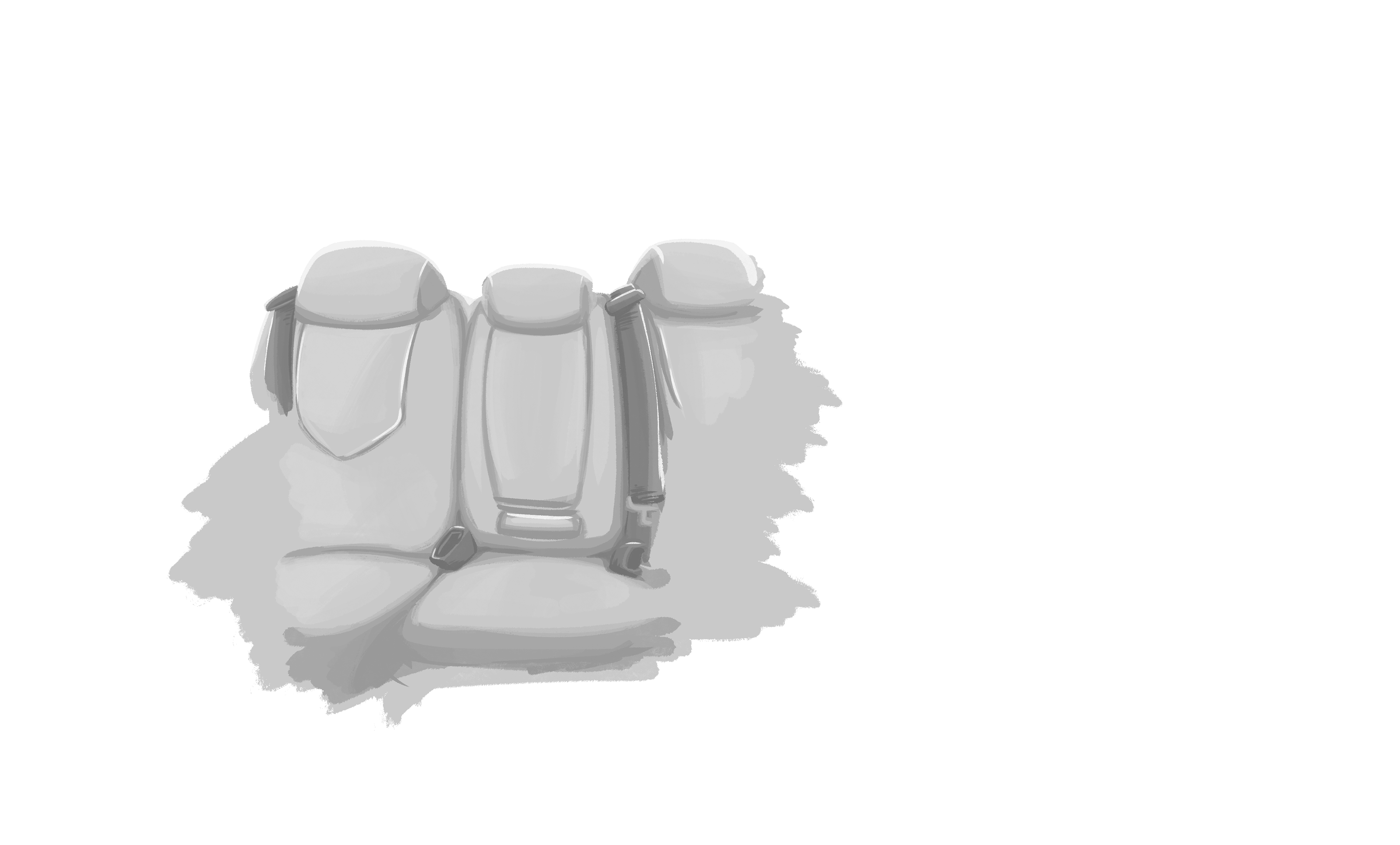S25 Passenger Car Seats Background
