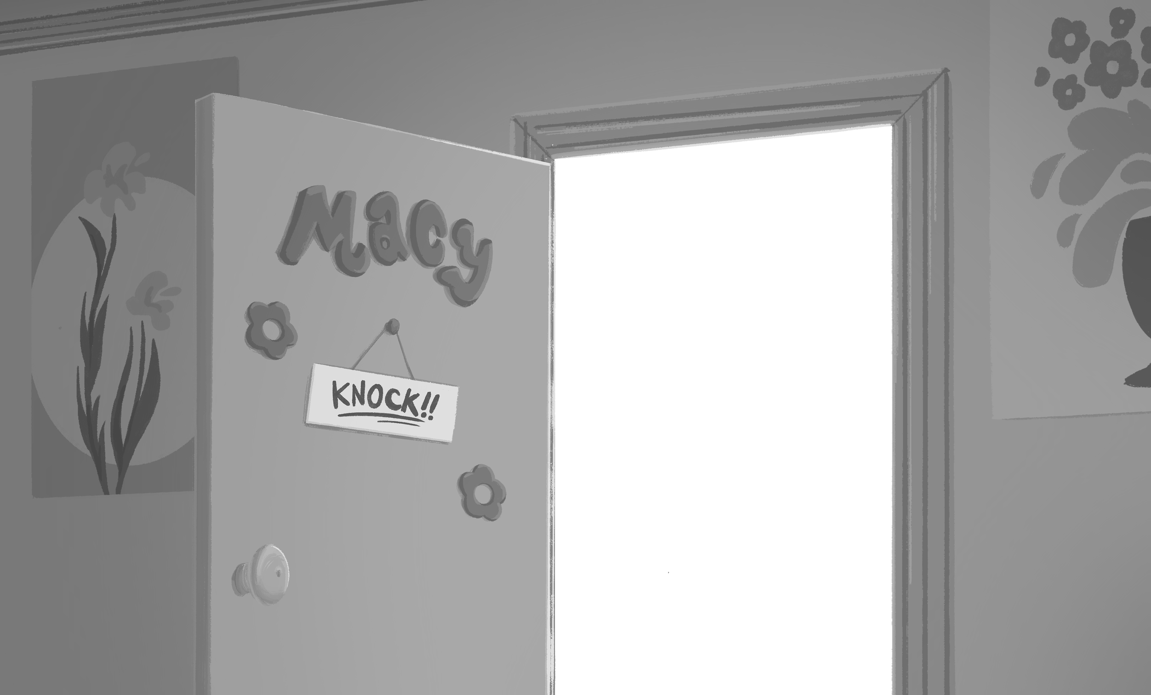 S7 Wall with Door Background